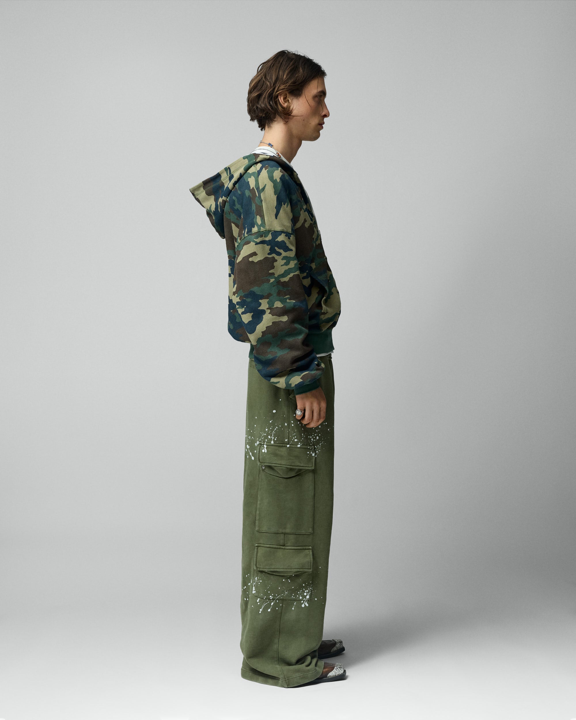 All-over Icon Full-zip Camo