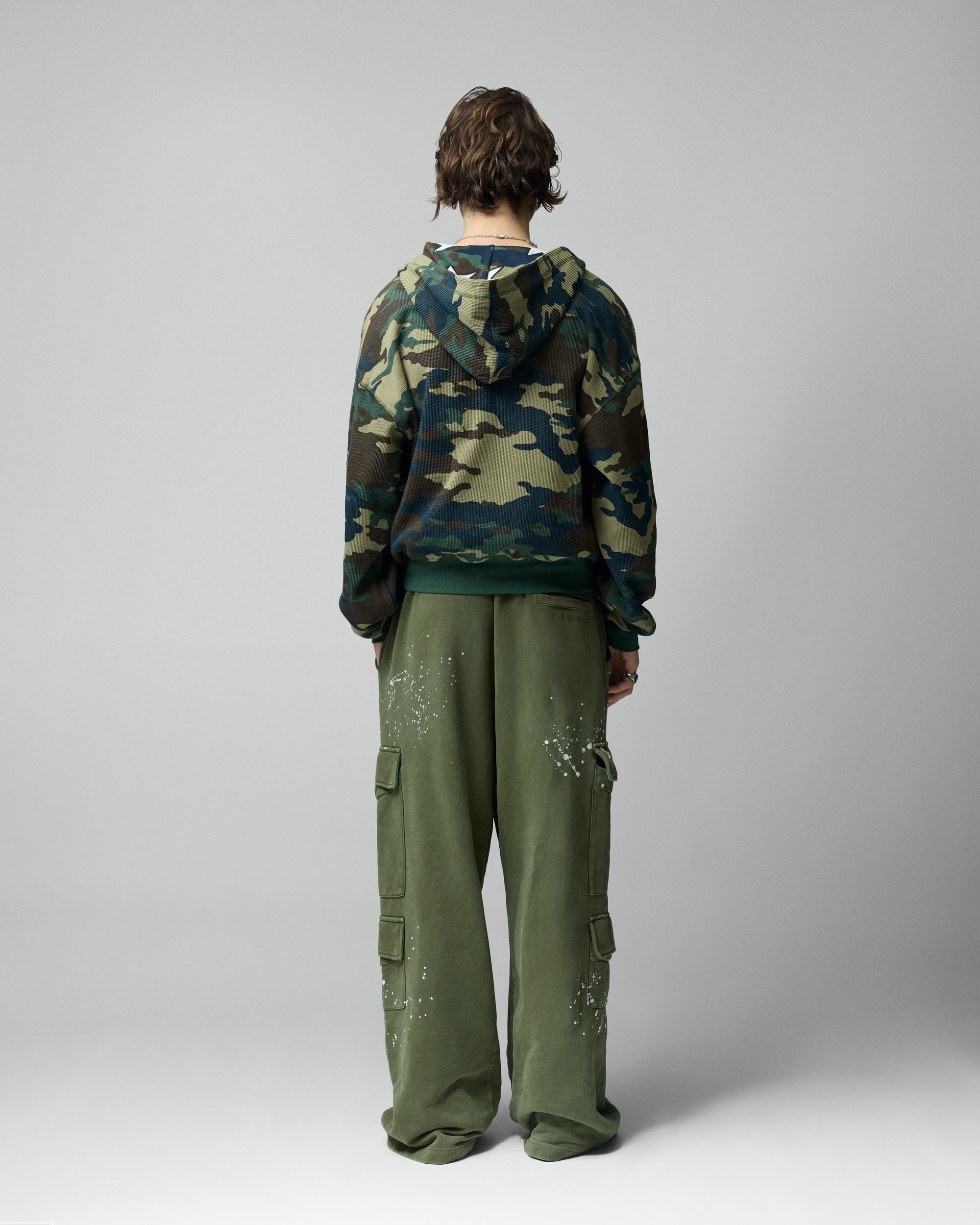 All-over Icon Full-zip Camo