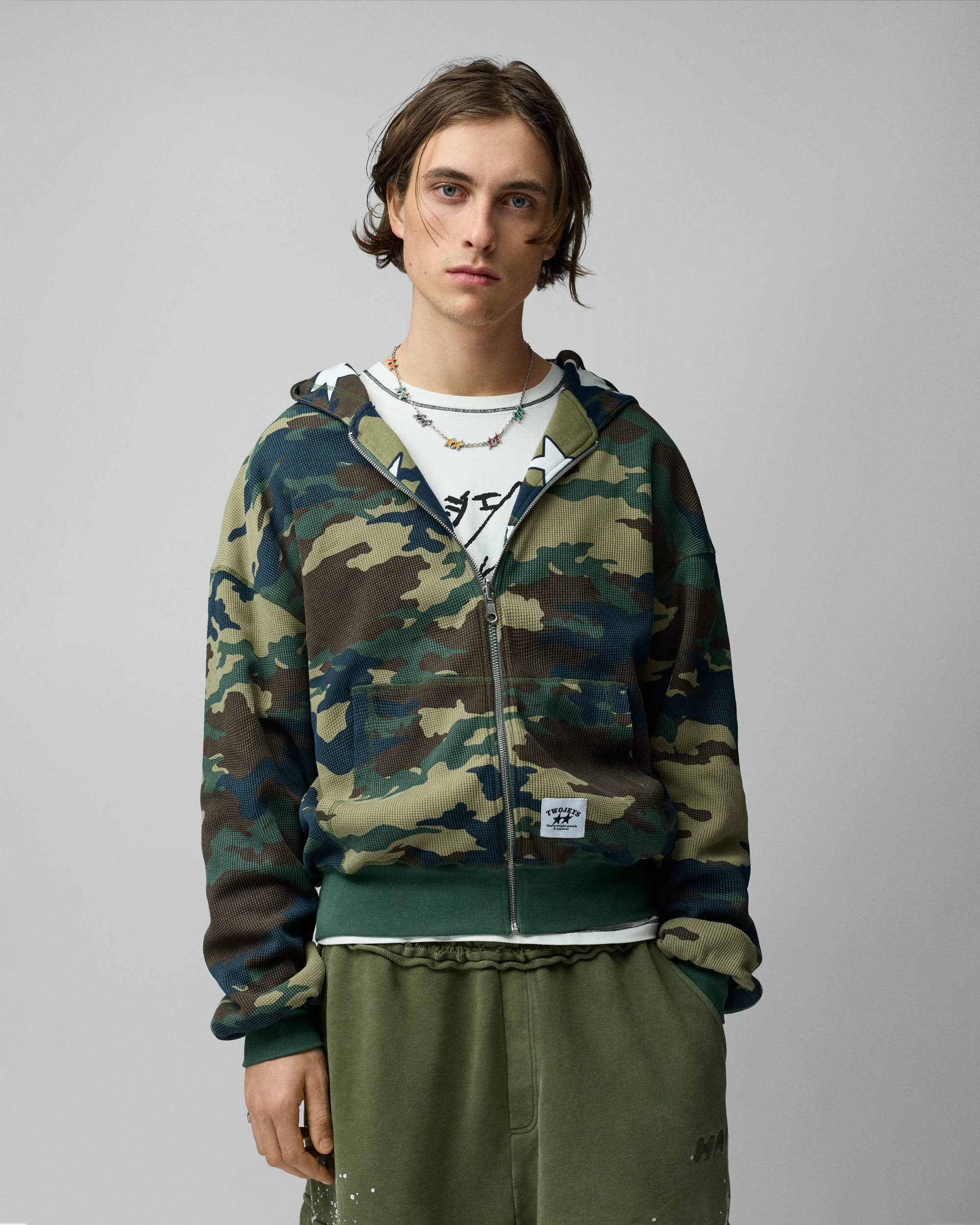 All Over Reversible Full-zip Camo