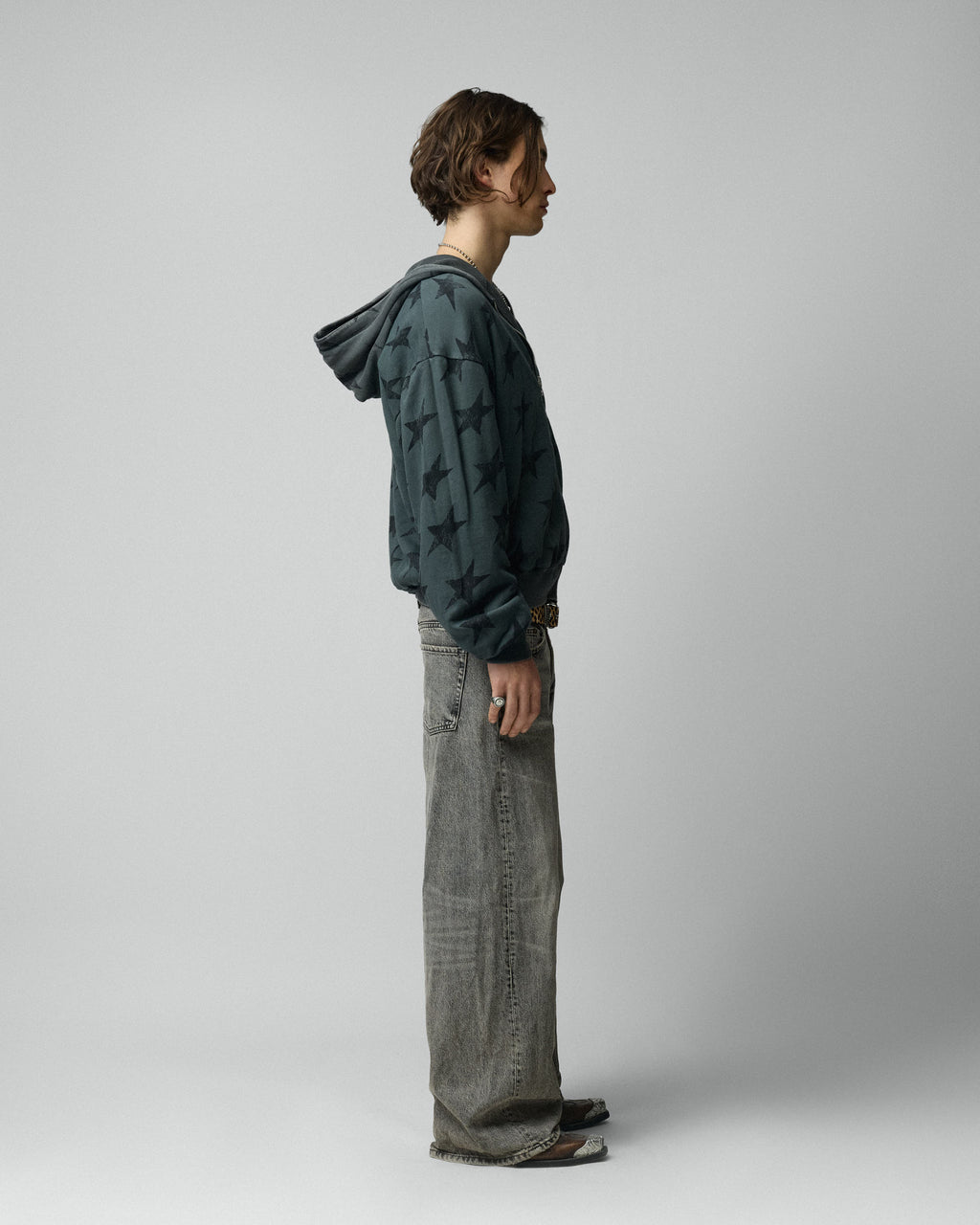 All-over Icon Full-zip Black
