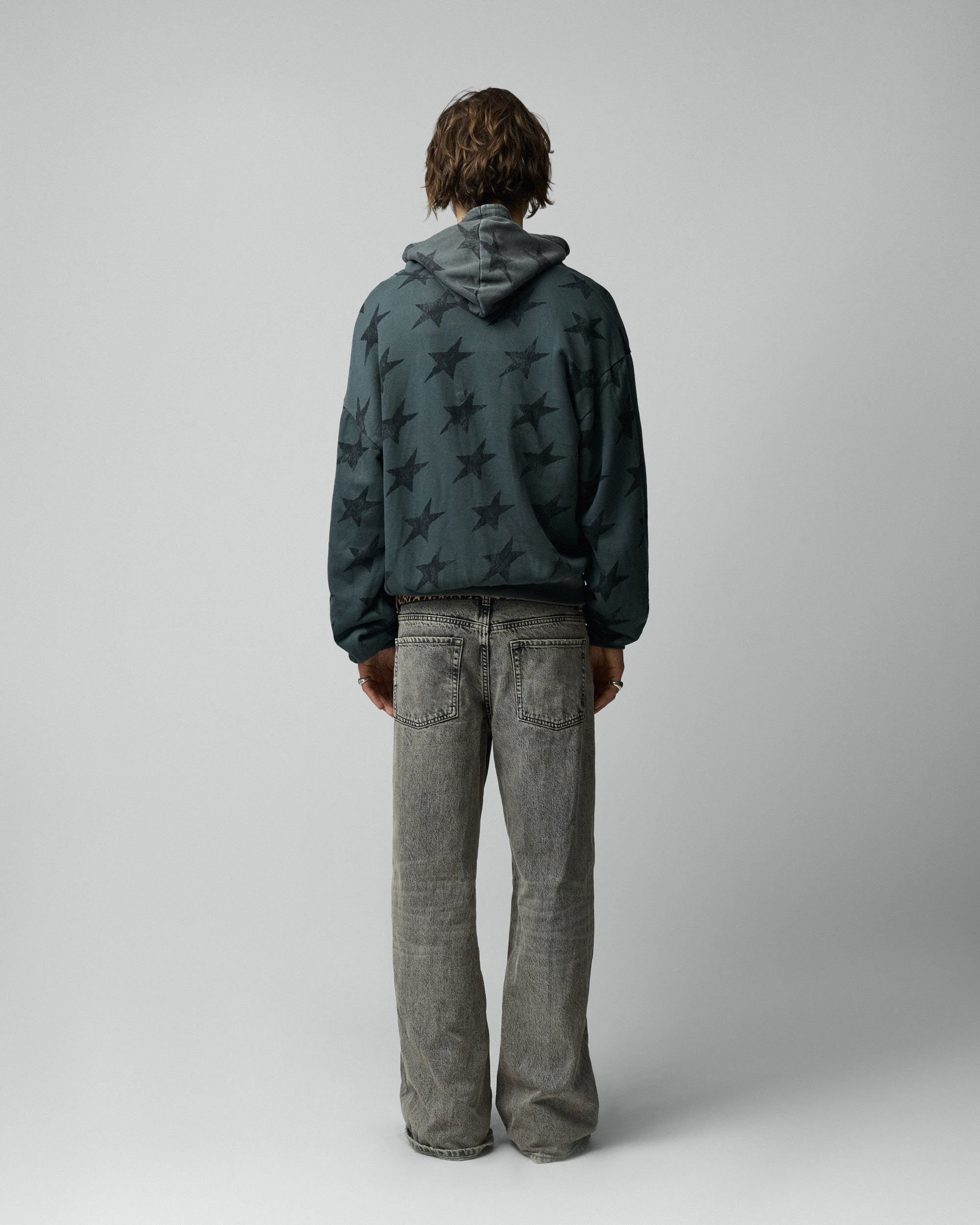 All-over Icon Full-zip Black