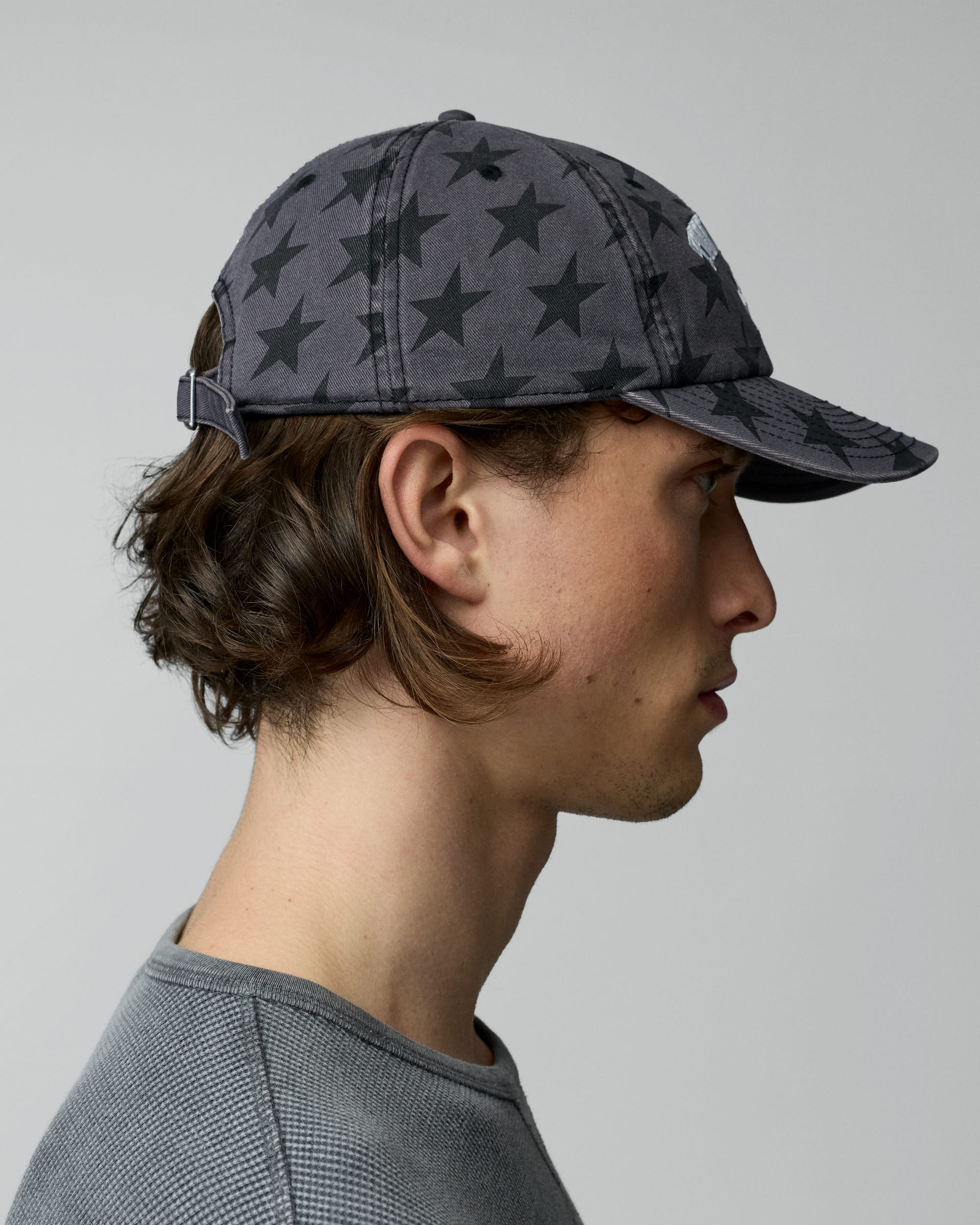 All-Over Black Dad Cap