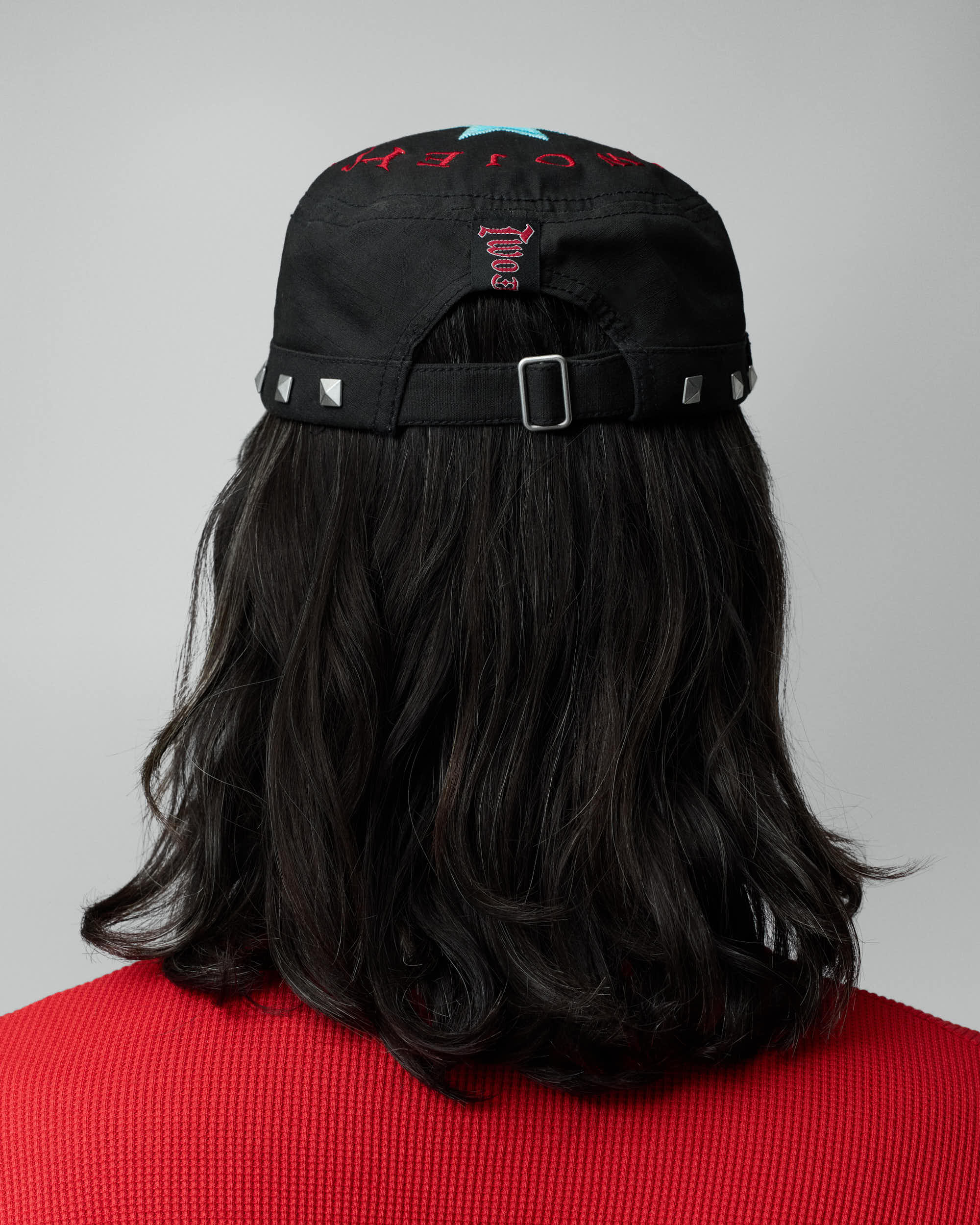 Studded Black Guerrilla Cap