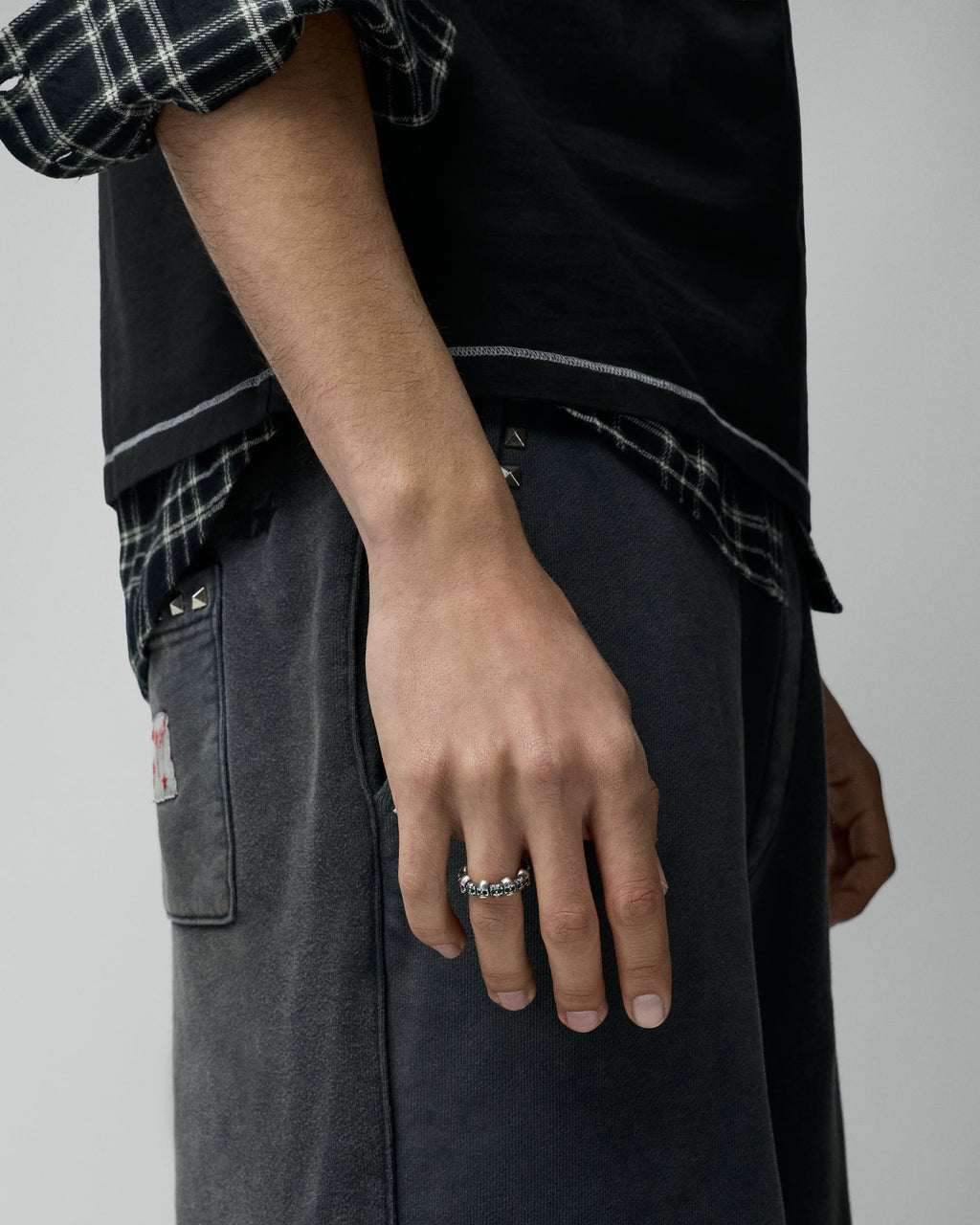 Stacked Skull Ring