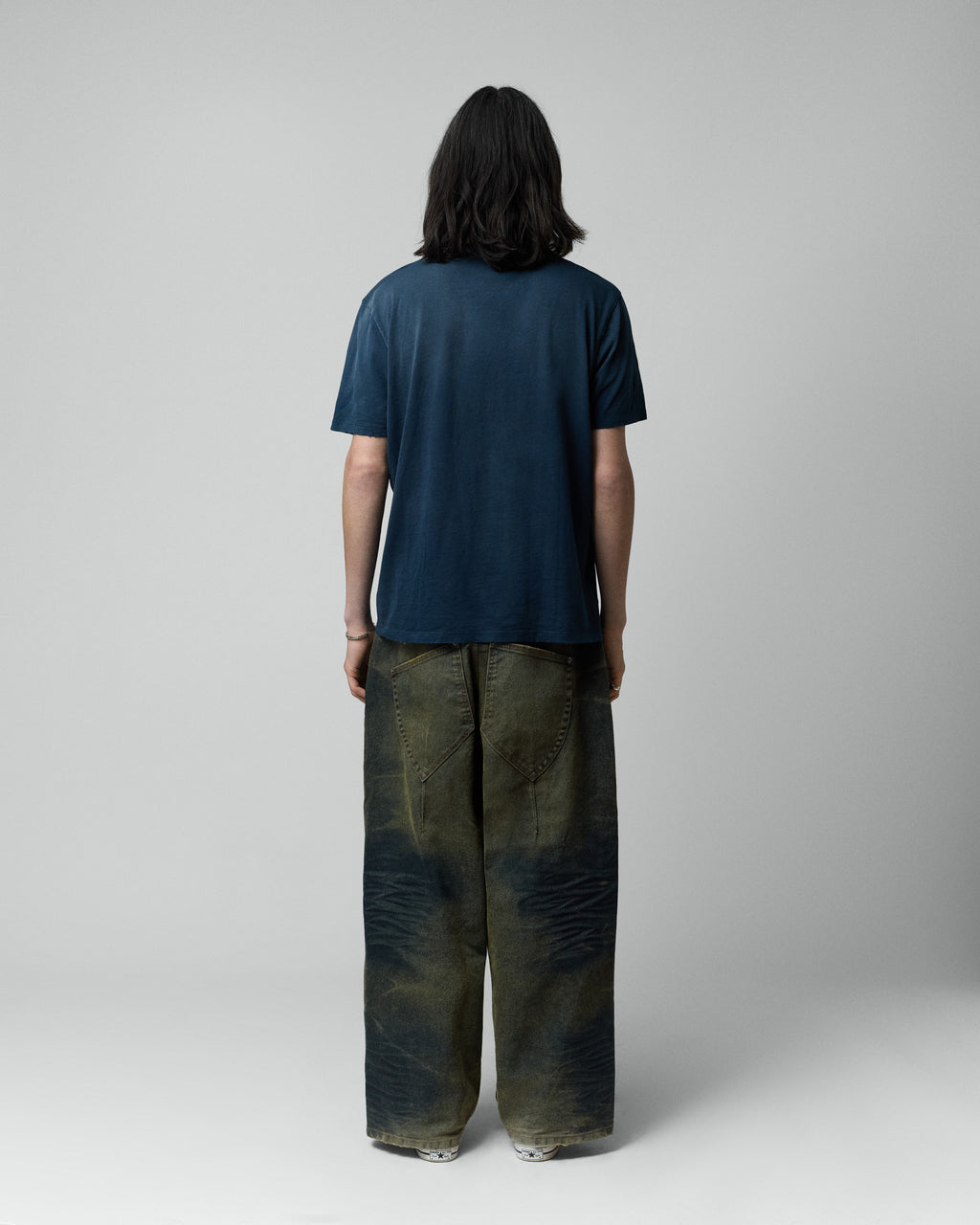 Twojeys Blue Scripted Tee