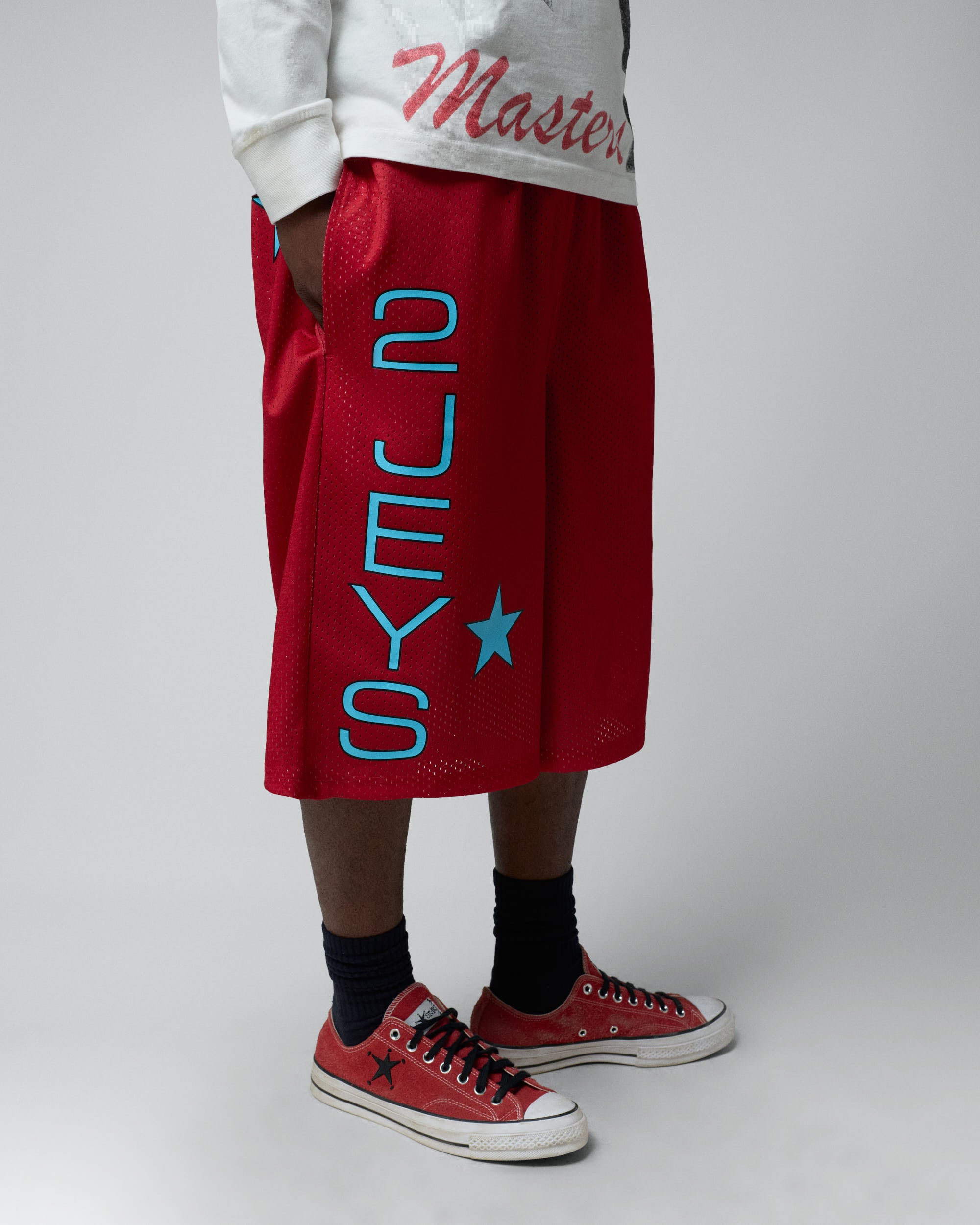 All-Star Mesh Shorts Red – Twojeys