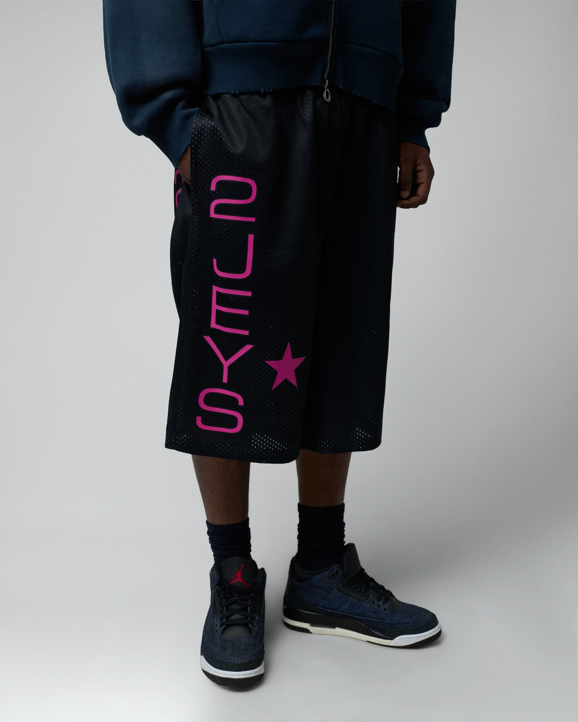 All-Stars Mesh Shorts Black – Twojeys