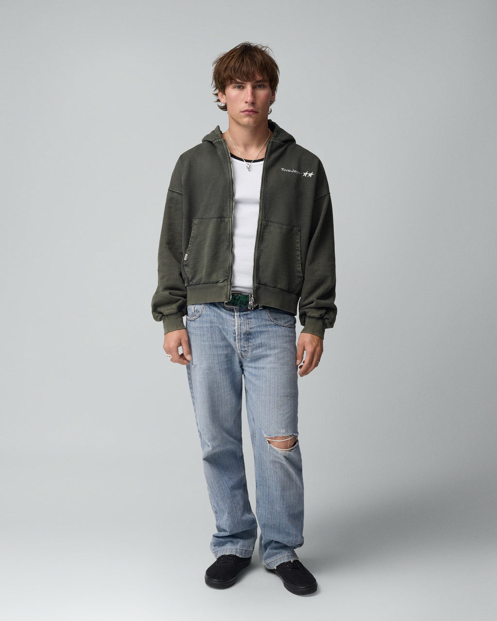 Icon Full-zip Bodega Green 1A