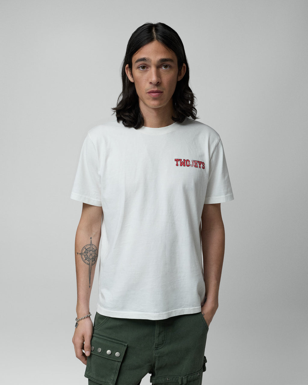 Sterling White Tee