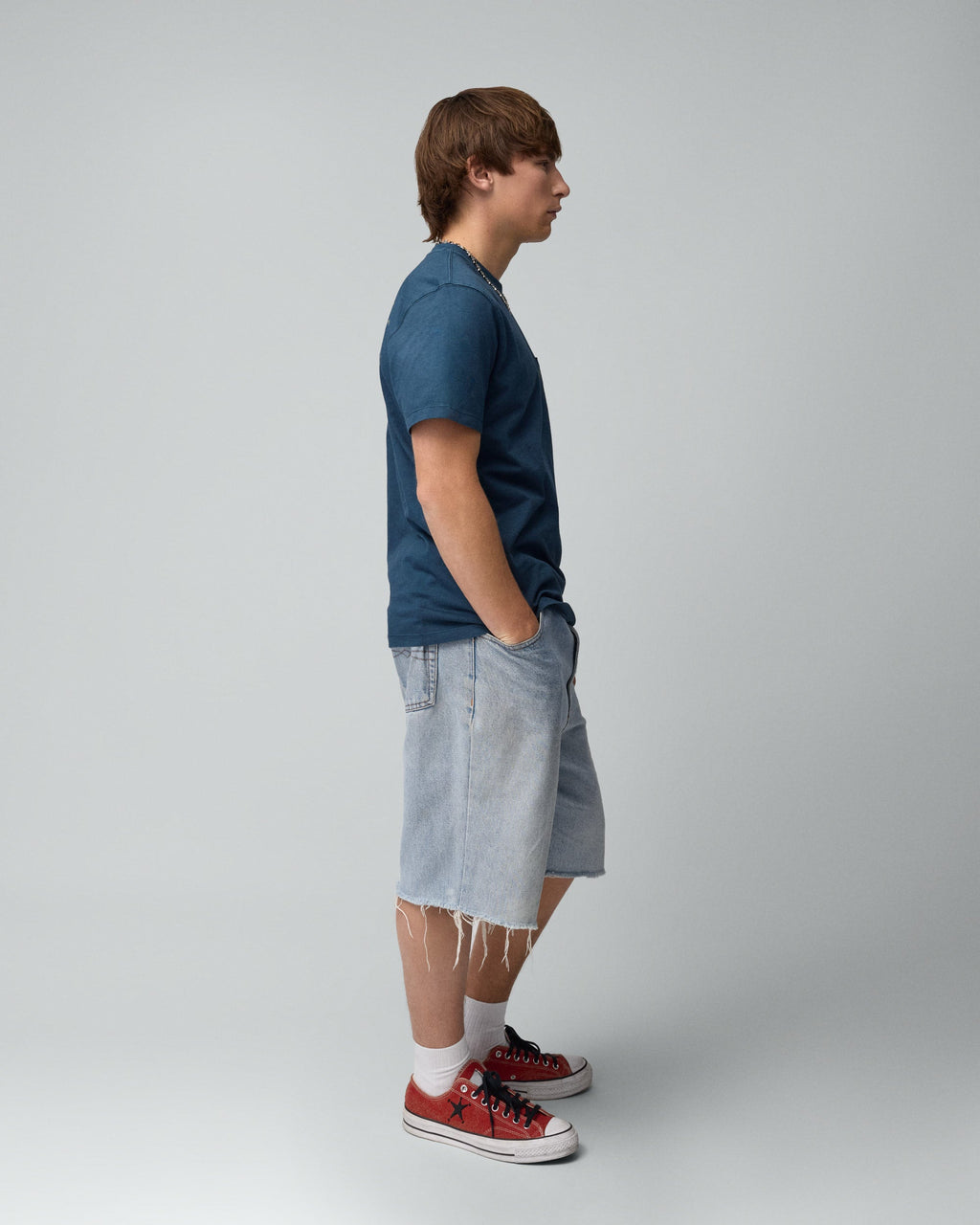 LA-BCN Tee Navy 1B