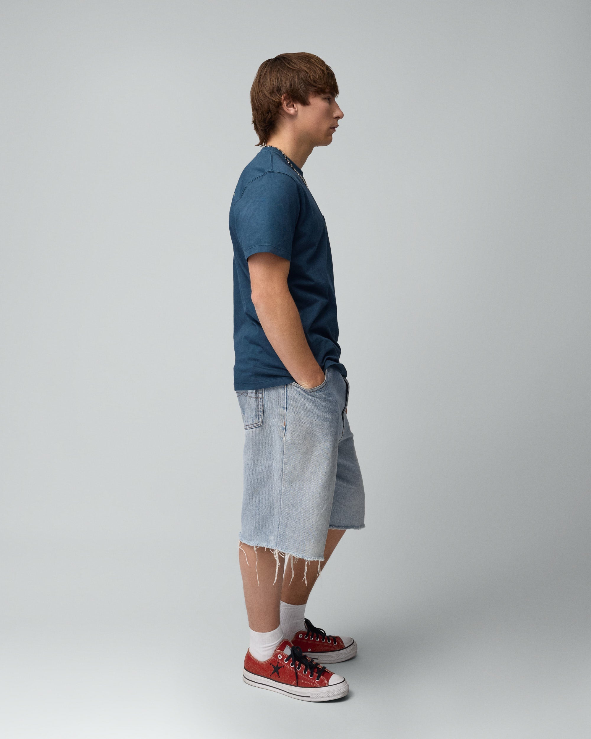 LA-BCN Tee Navy 1B