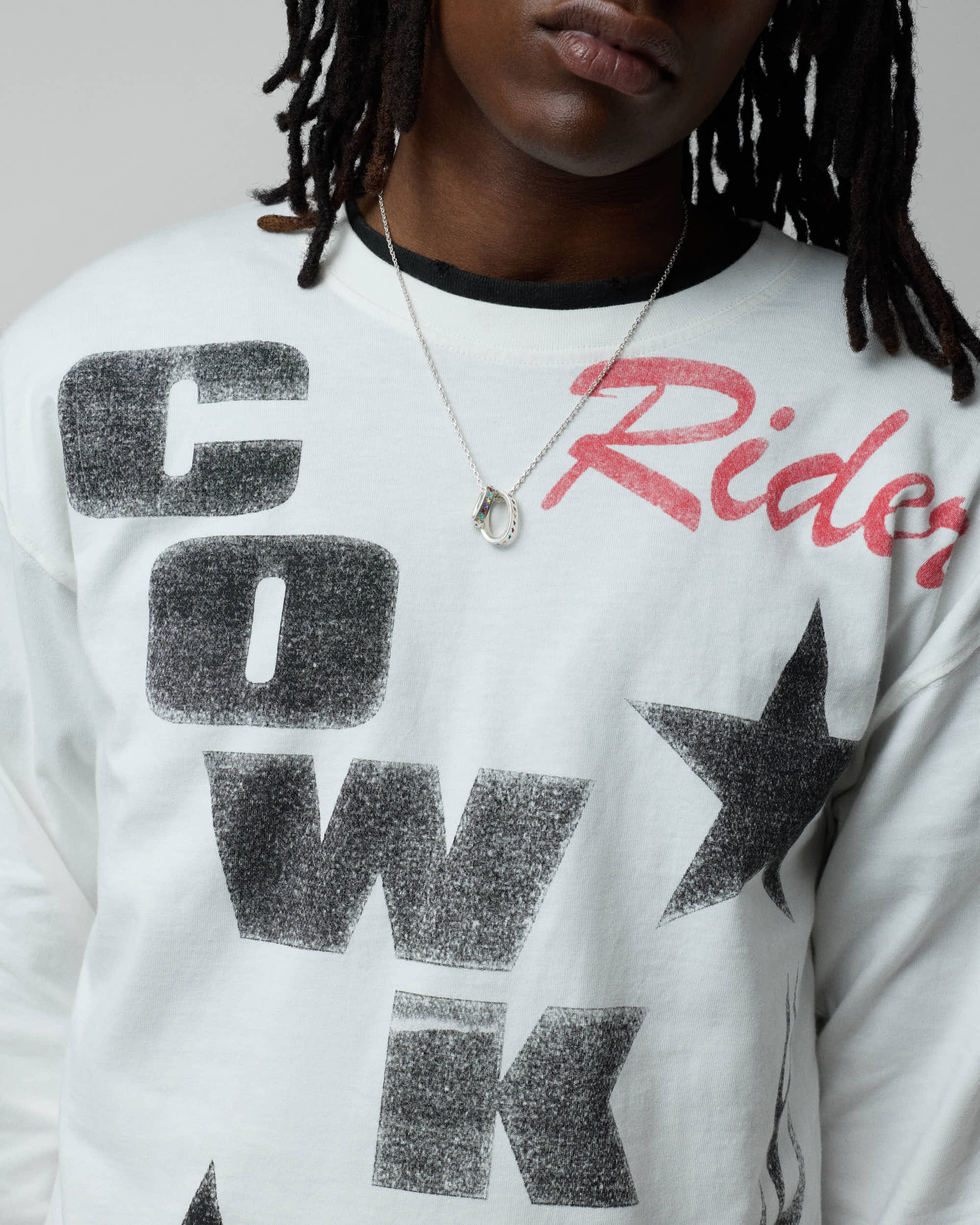 Cowkidz Longsleeve Tee White