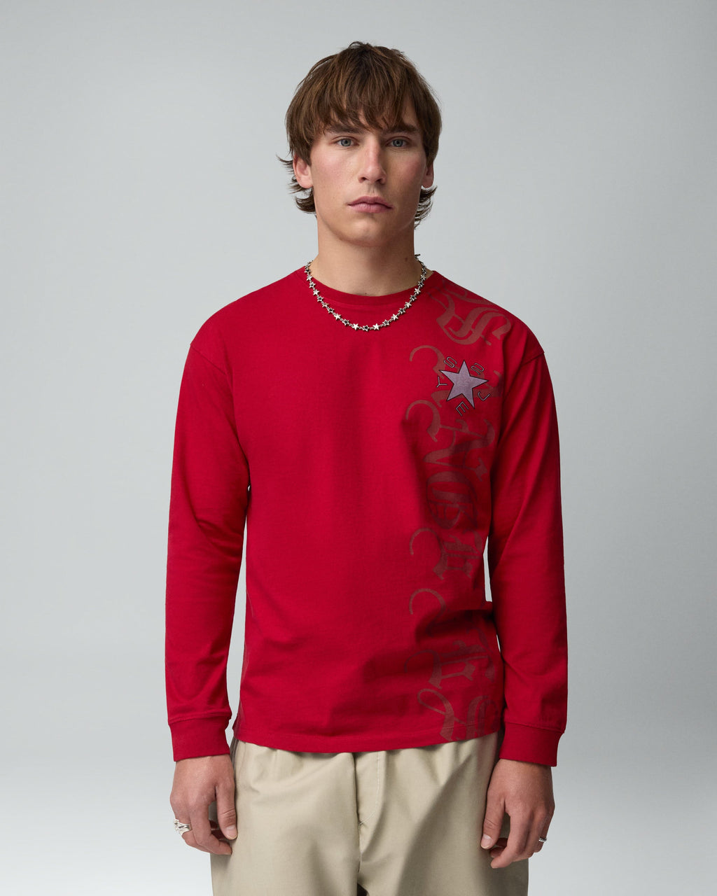 LA-BCN Longsleeve Tee Red 1D