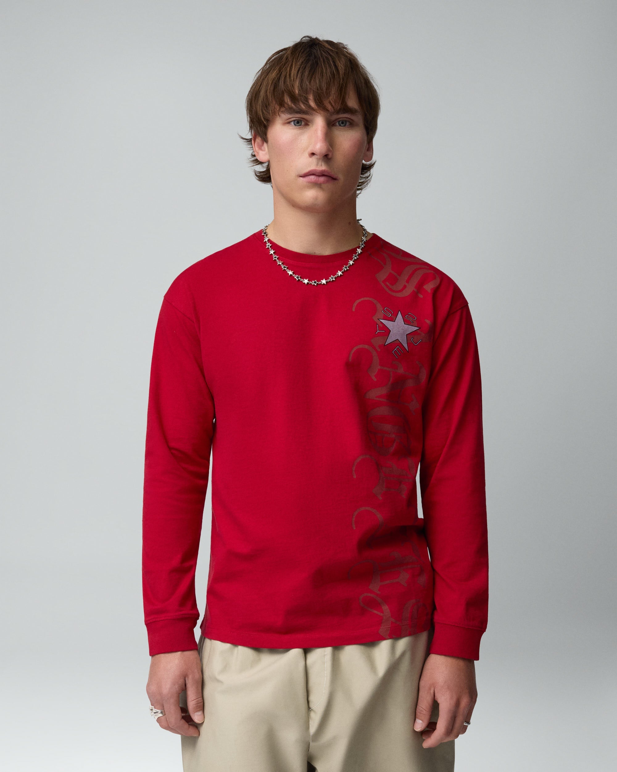 LA-BCN Longsleeve Tee Red 1D