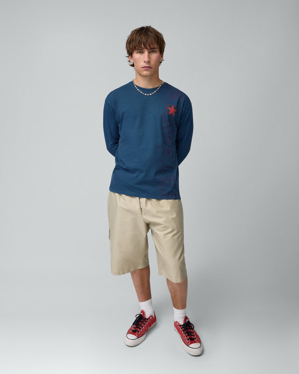 LA-BCN Longsleeve Tee Navy 1A