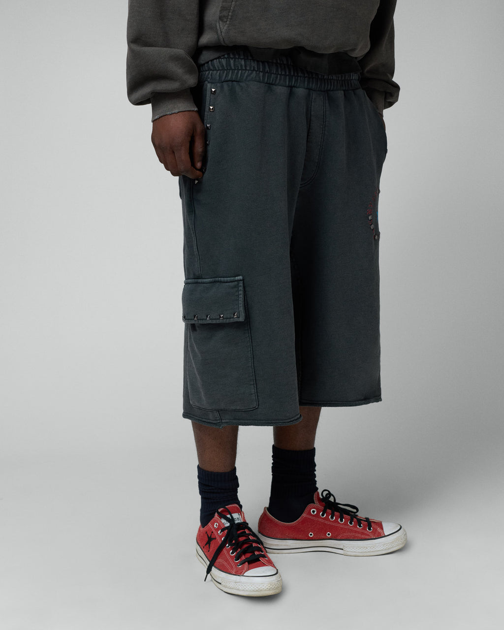 Keep it Real Black Short Sweatpants