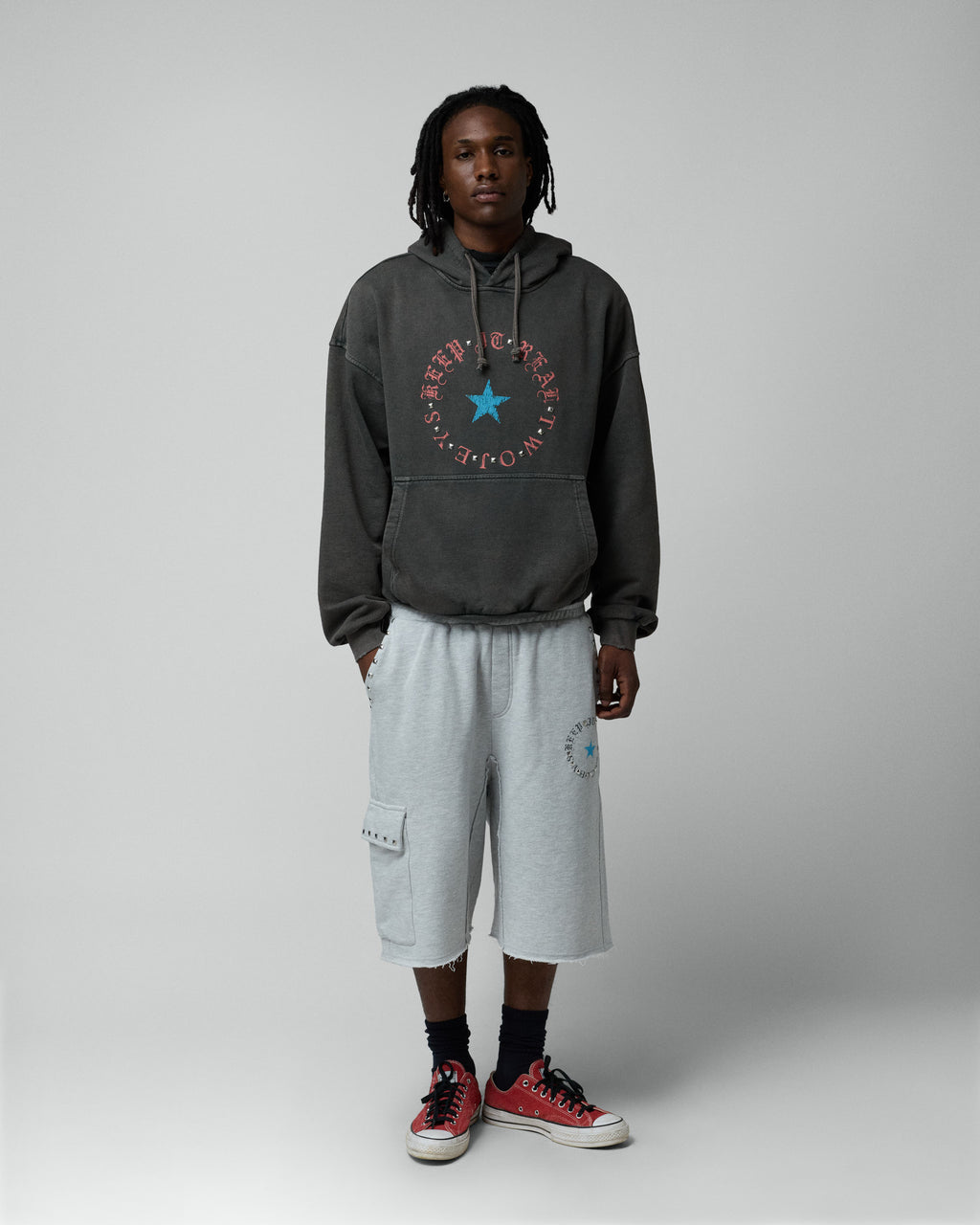 Keep it Real Grey Short Sweatpants