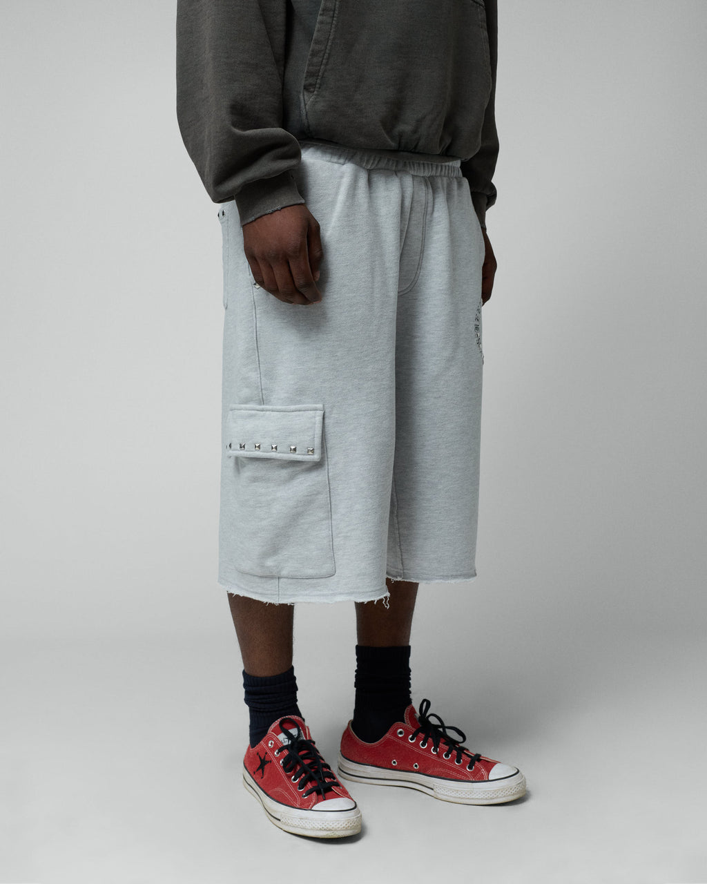 Keep it Real Grey Short Sweatpants
