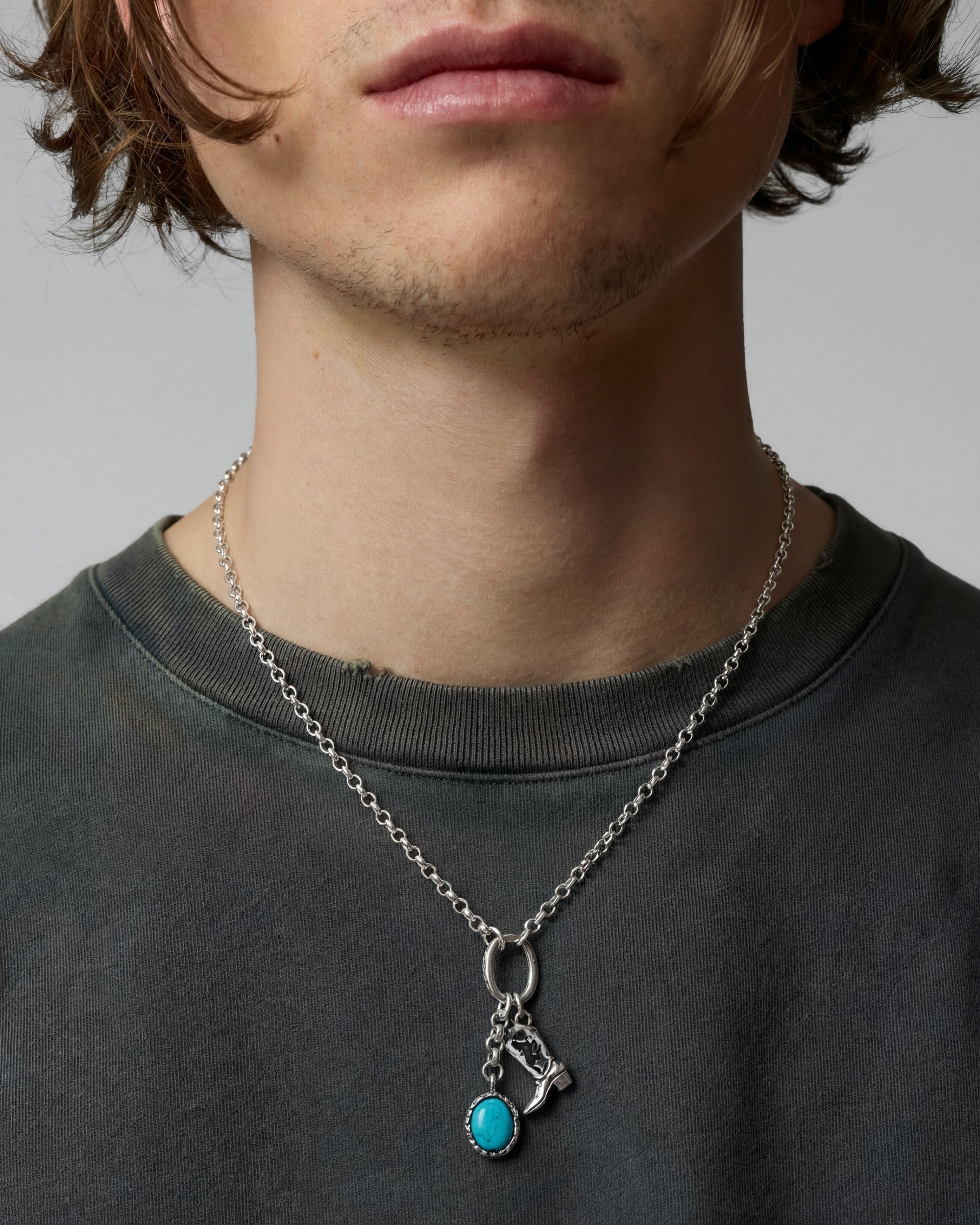 Turquoise Boot Necklace – Twojeys