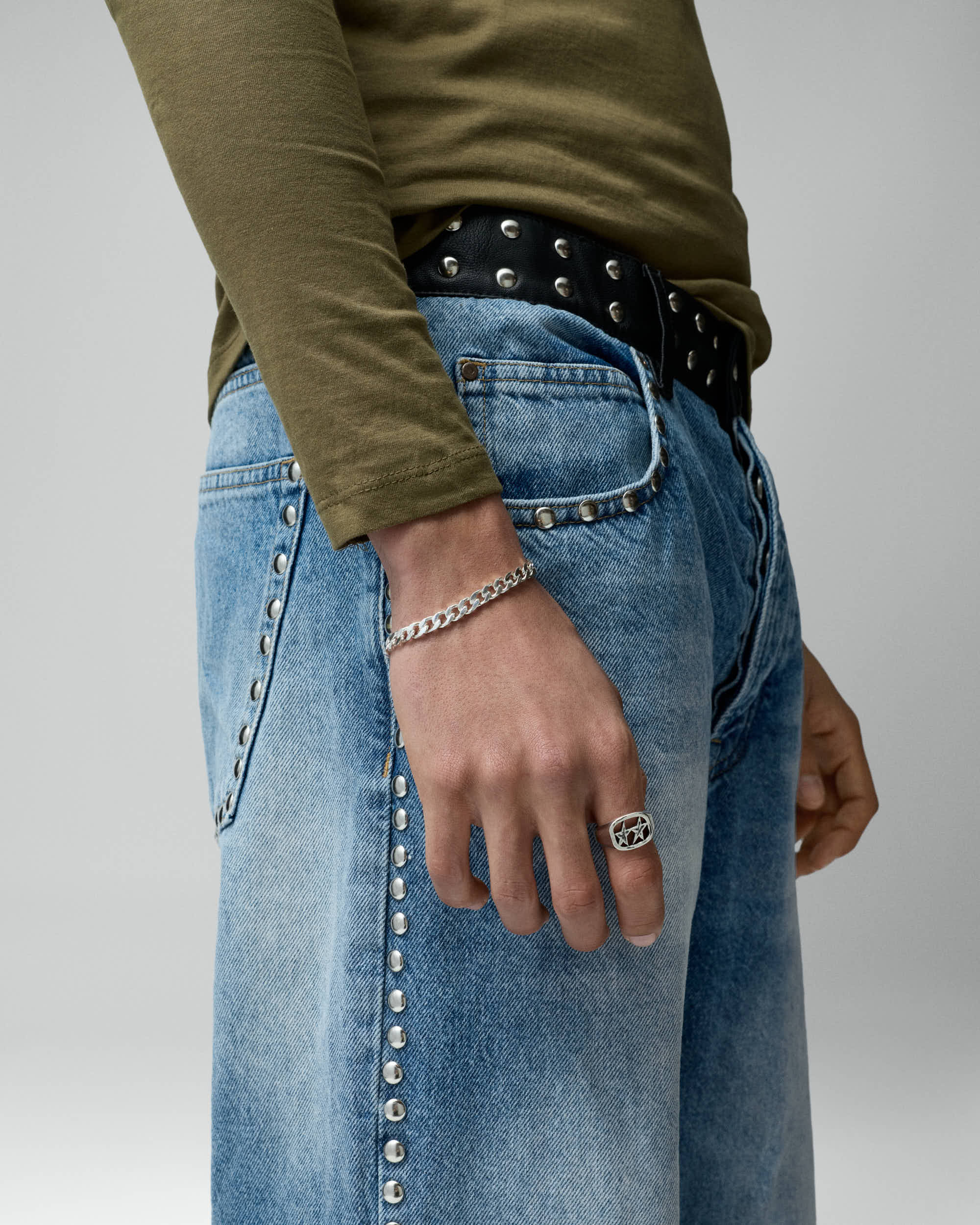 Unstoned Cuban Bracelet