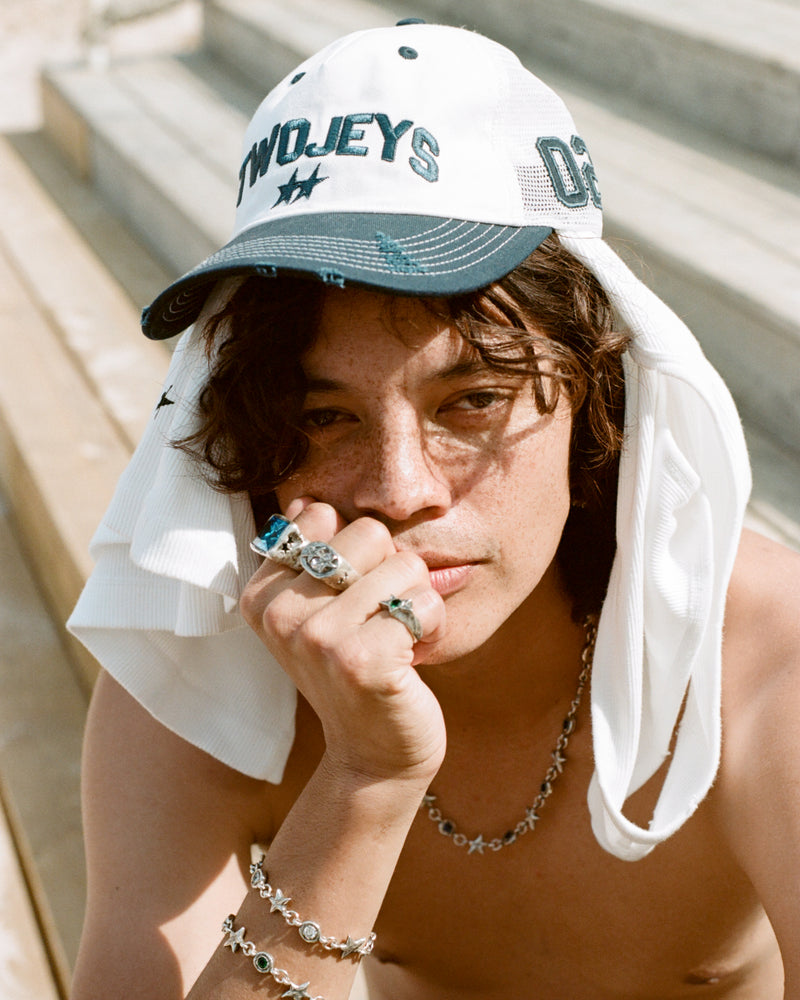 White Icon Trucker