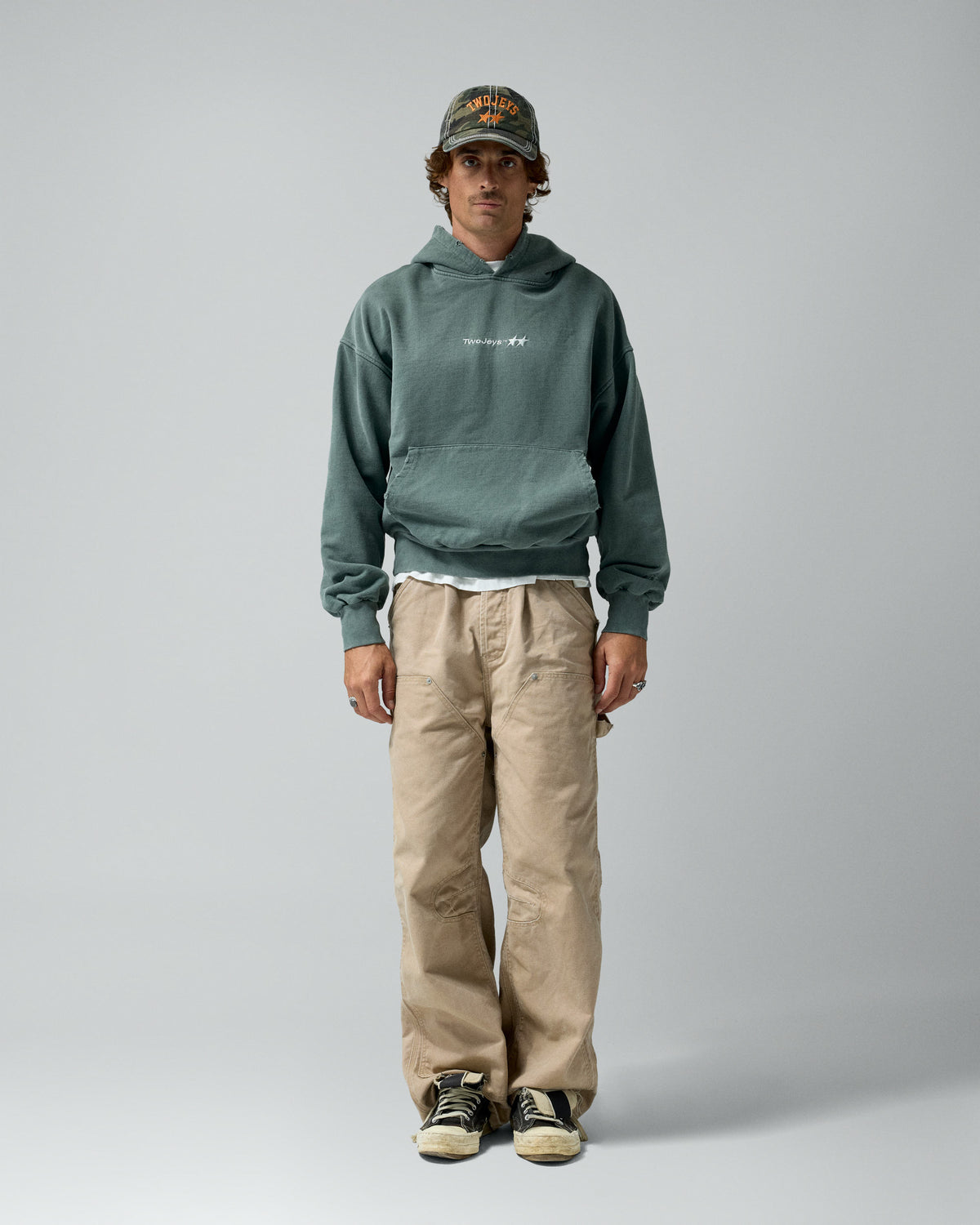 Icon Hoodie Pigment Moss Green