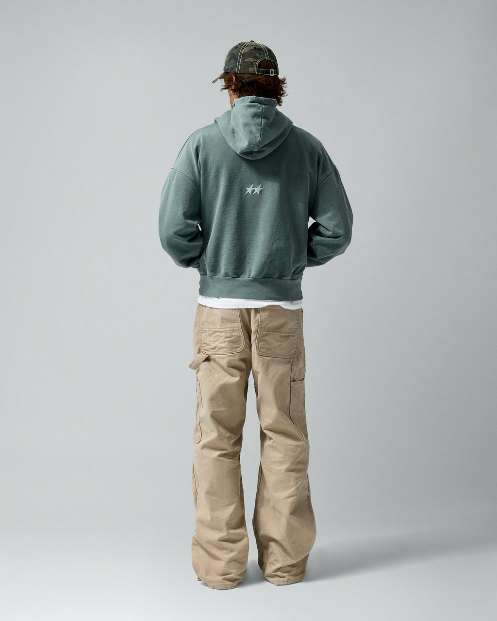 Icon Hoodie Pigment Moss Green
