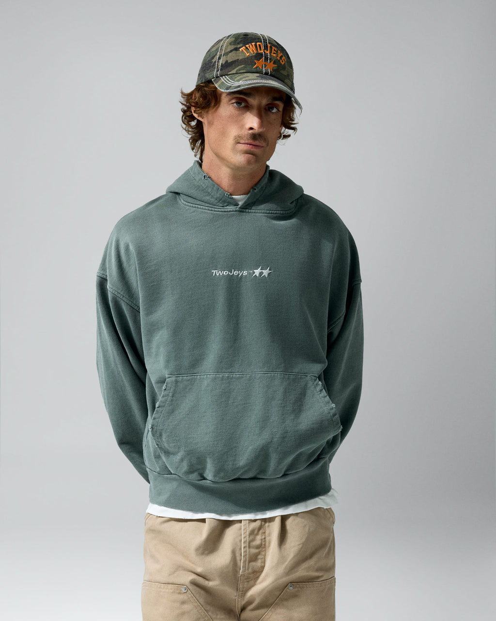 Icon Hoodie Pigment Moss Green
