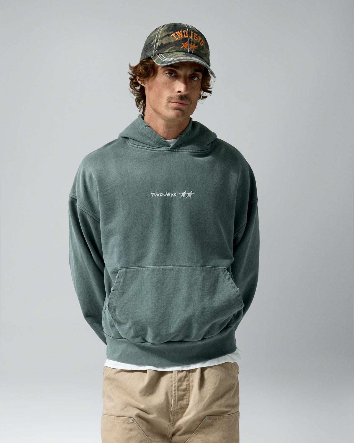 Icon Hoodie Pigment Moss Green