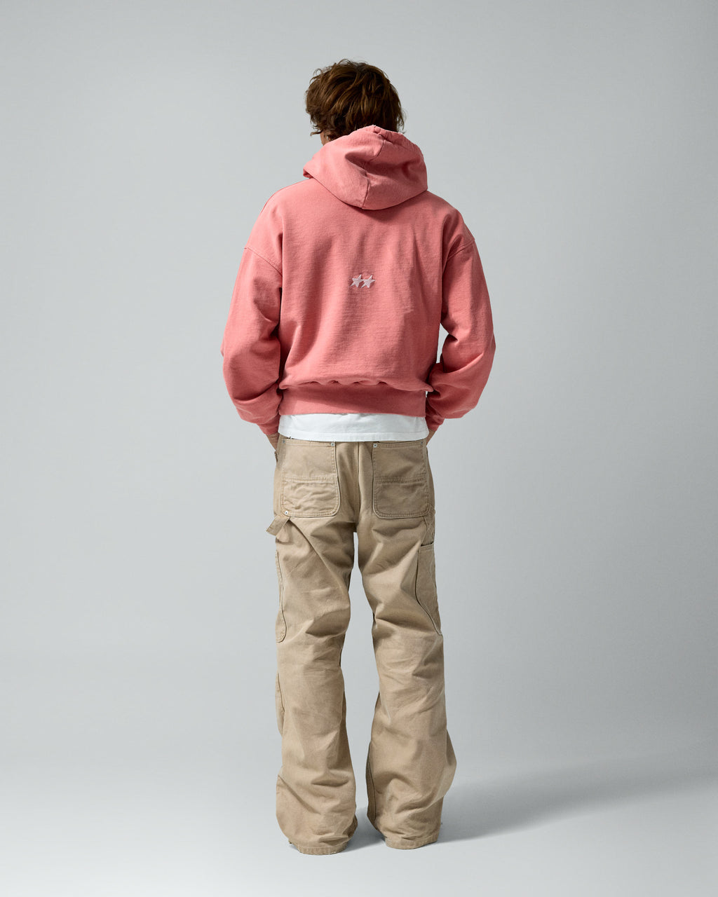 Icon Hoodie Pigment Soft Red