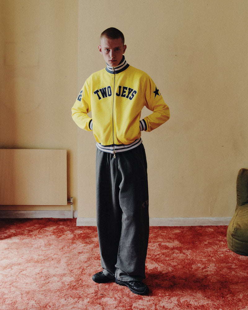 Varsity Full-zip Yellow
