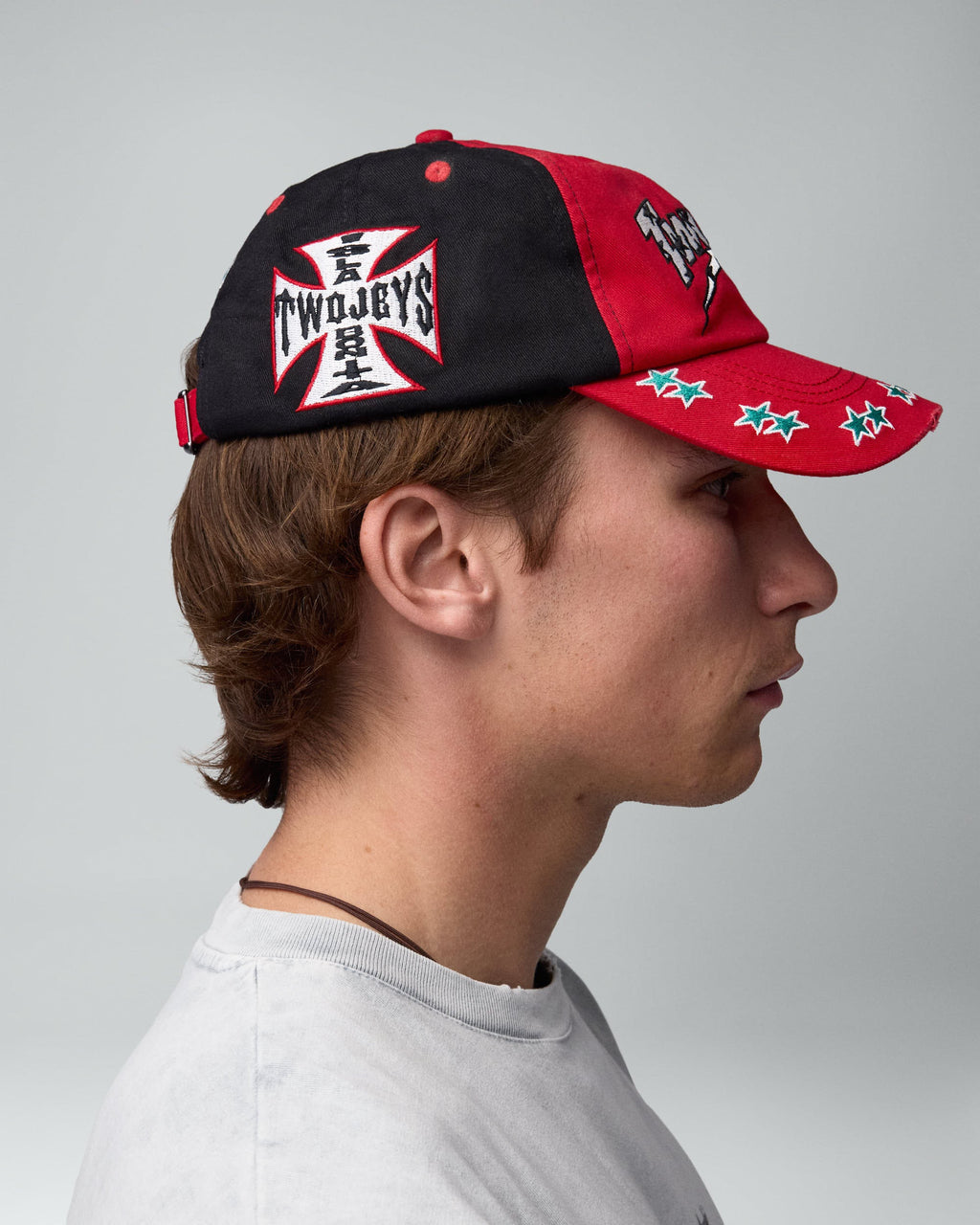 Embroidered Black Dad Cap