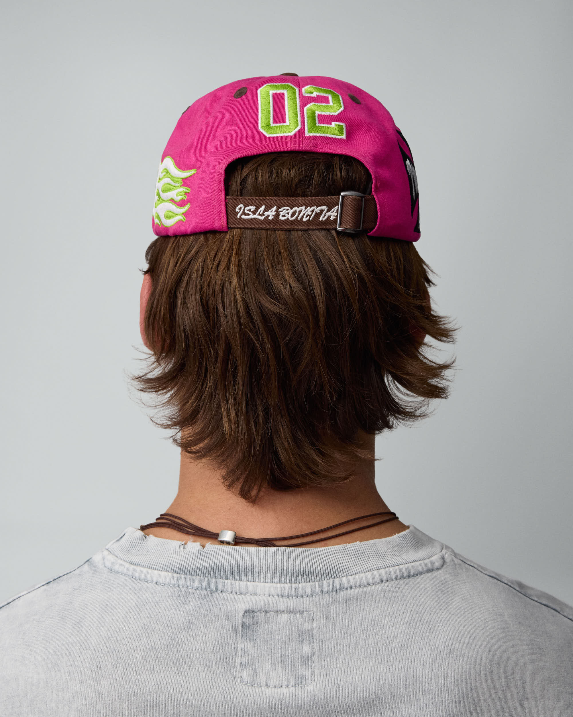 Embroidered Pink Dad Cap