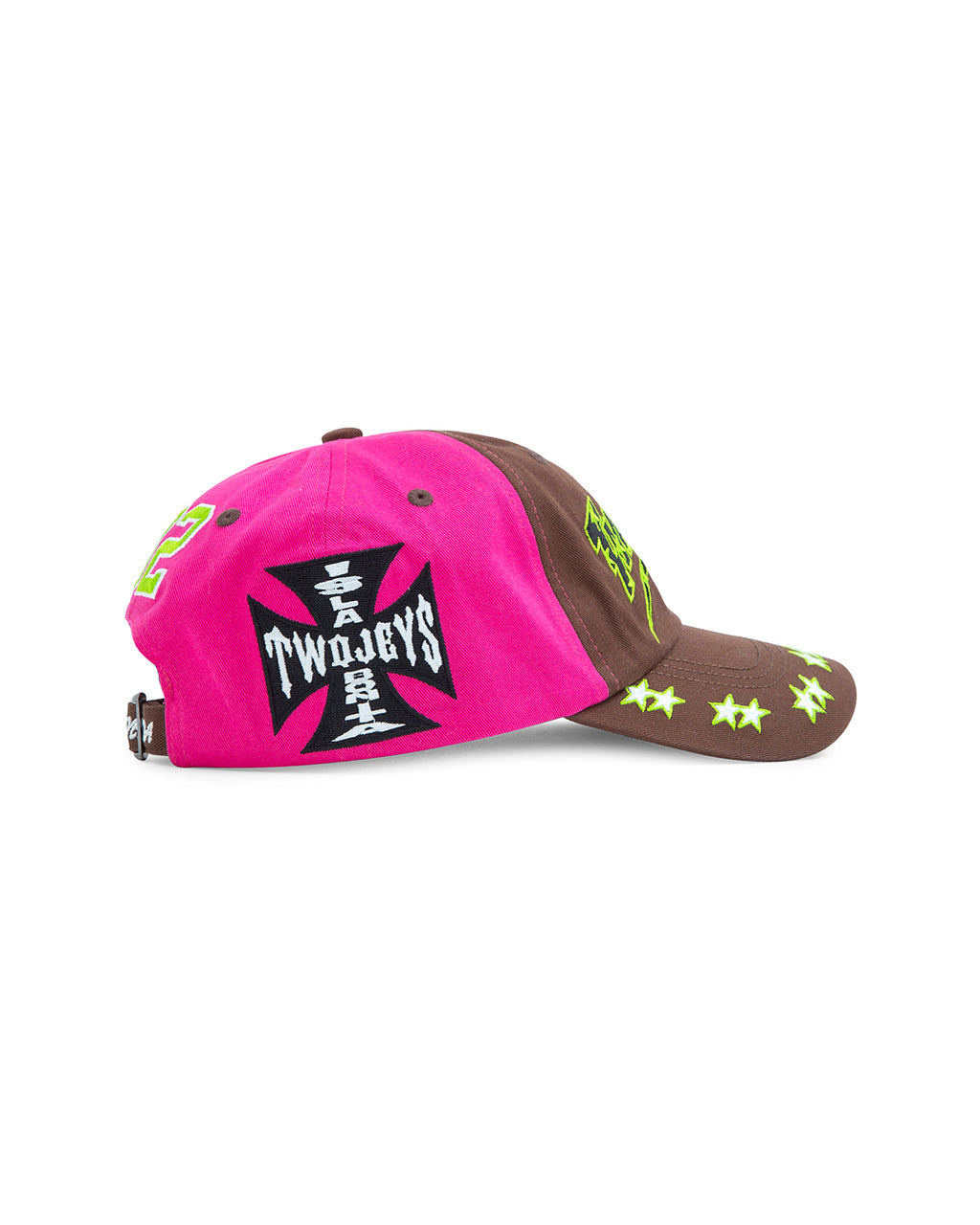 Embroidered Pink Dad Cap