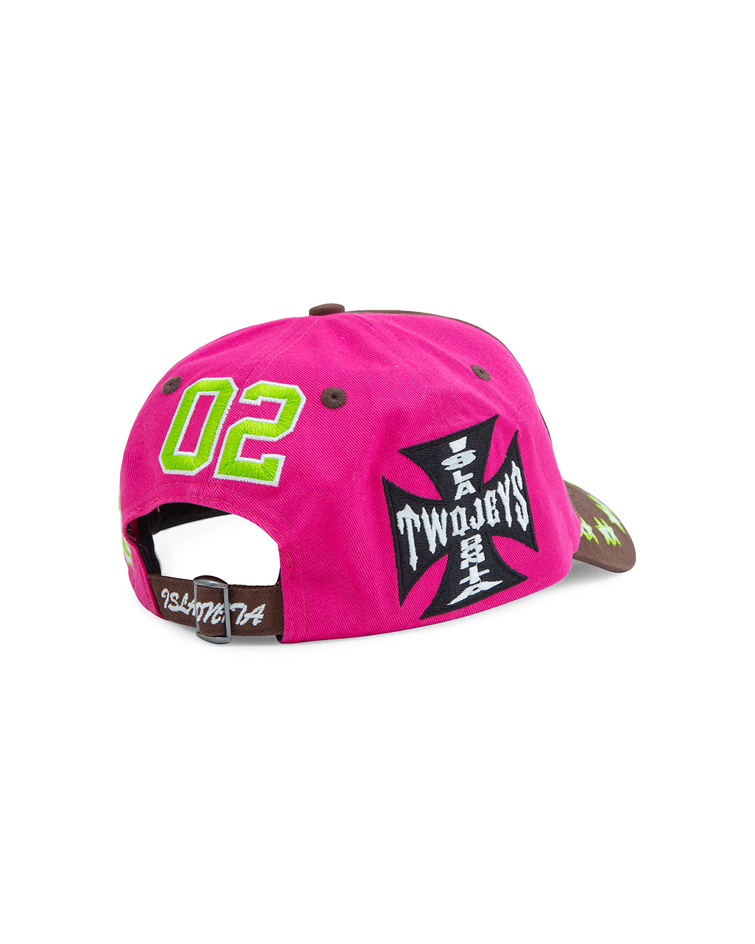Embroidered Pink Dad Cap