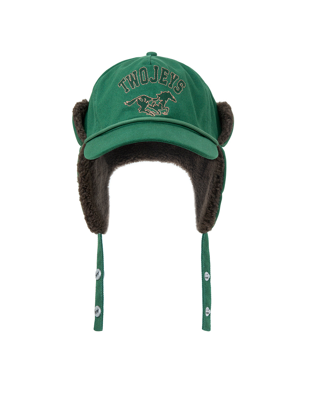 Twojeys Varsity Green Earflap