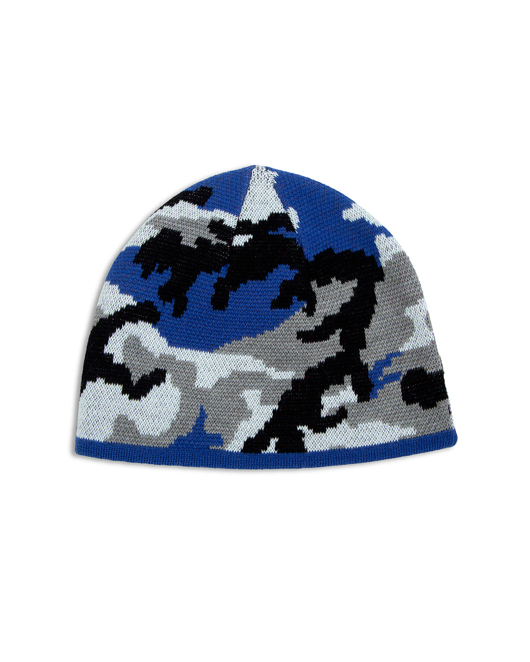 Reversible Icon Camo/Navy Beanie – back view