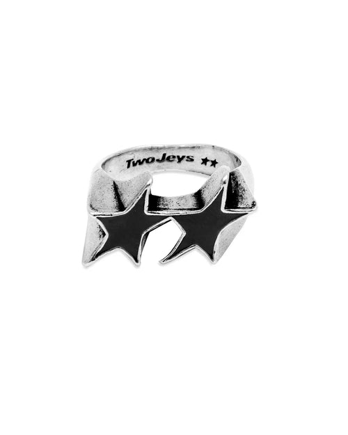 Icon Black Enameled Single Ring featured image