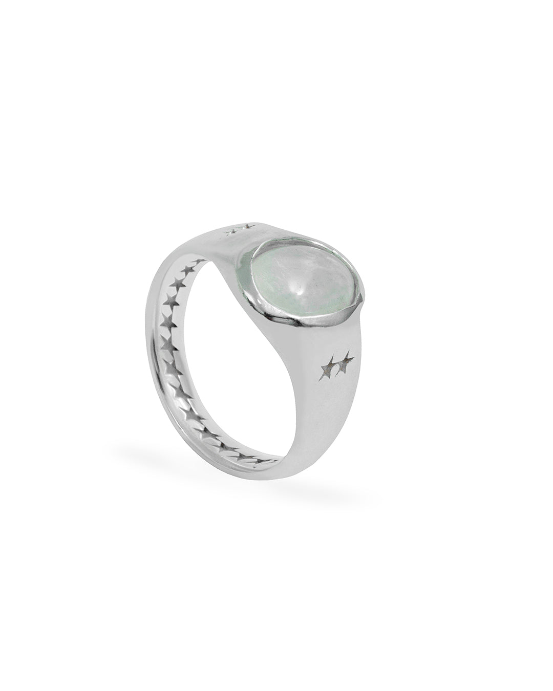 Vertical Moonstone Signet – Twojeys