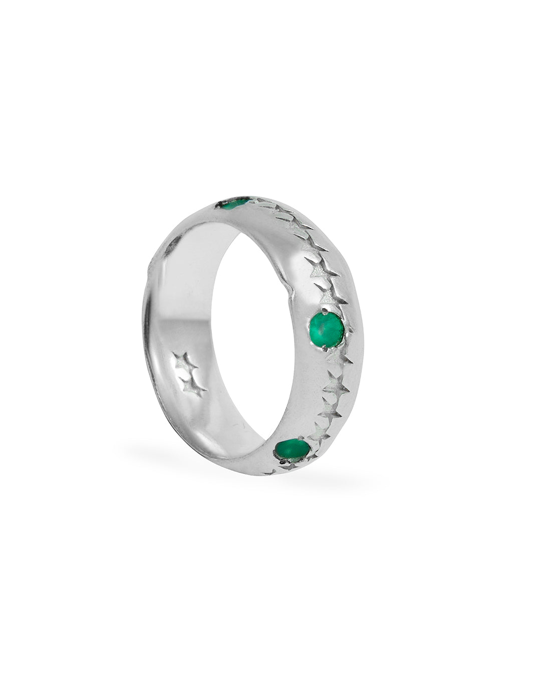 Icon Green Stone Ring