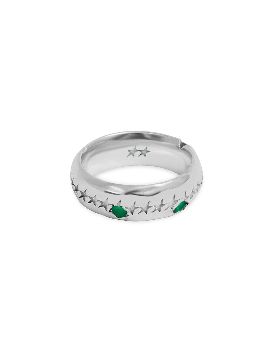 Icon Green Stone Ring