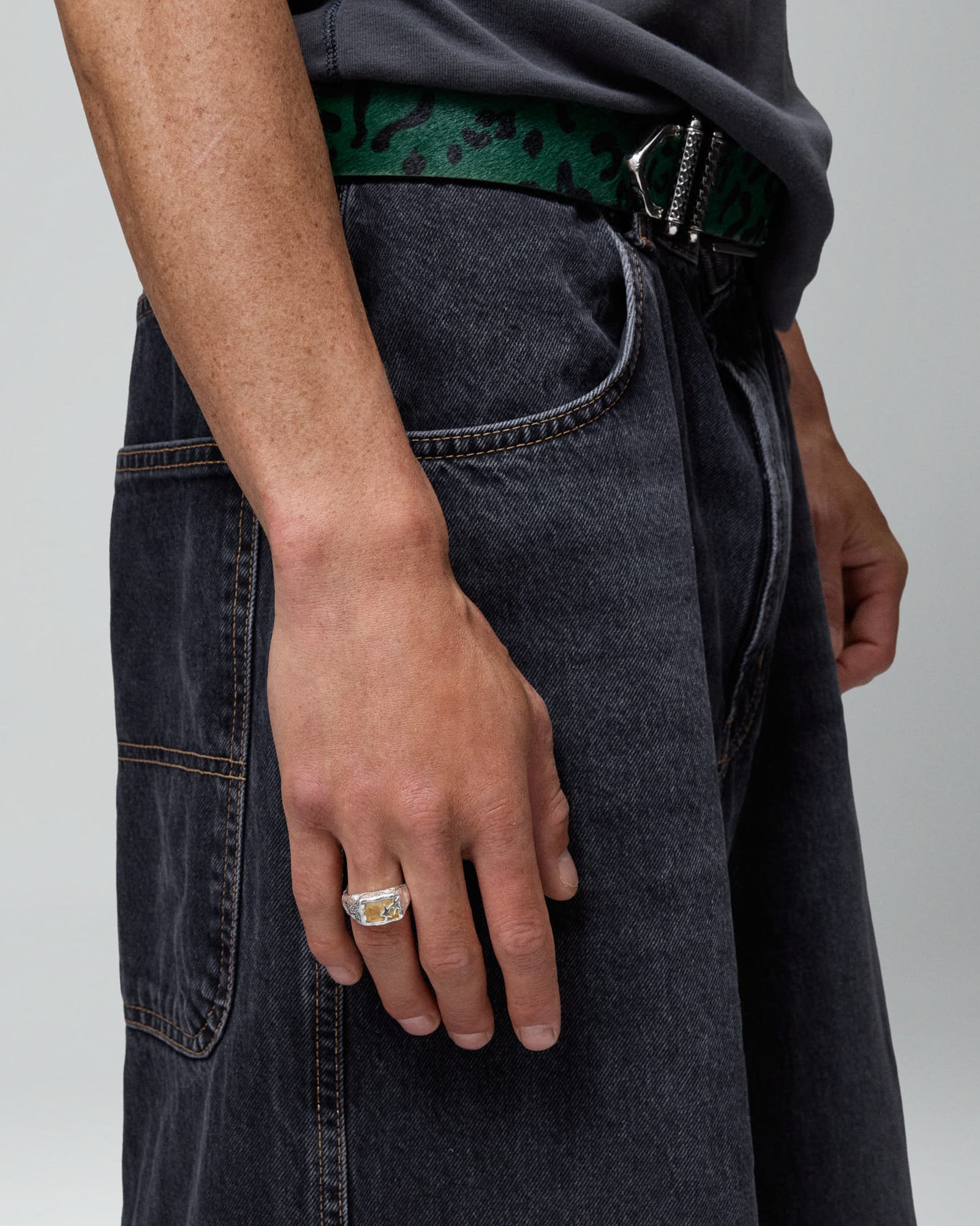 Yellow Baguette Stone Ring