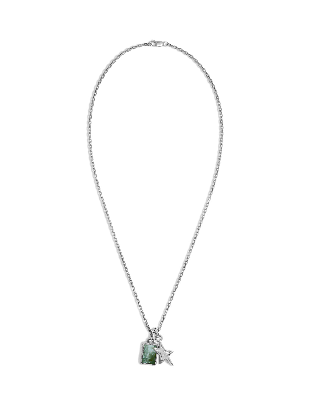Blue Stone Multicharm Necklace