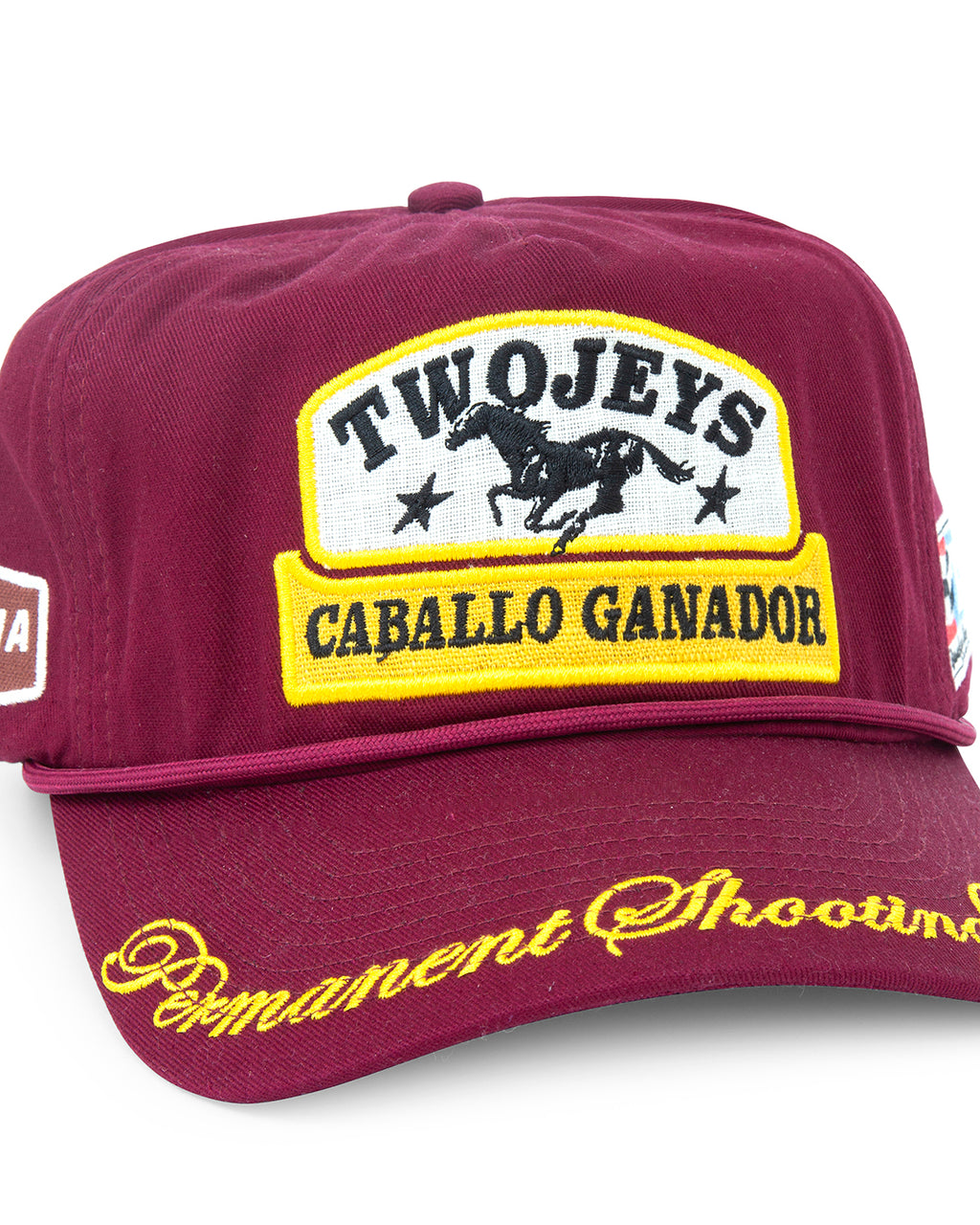 Caballo Ganador Burgundy Cap