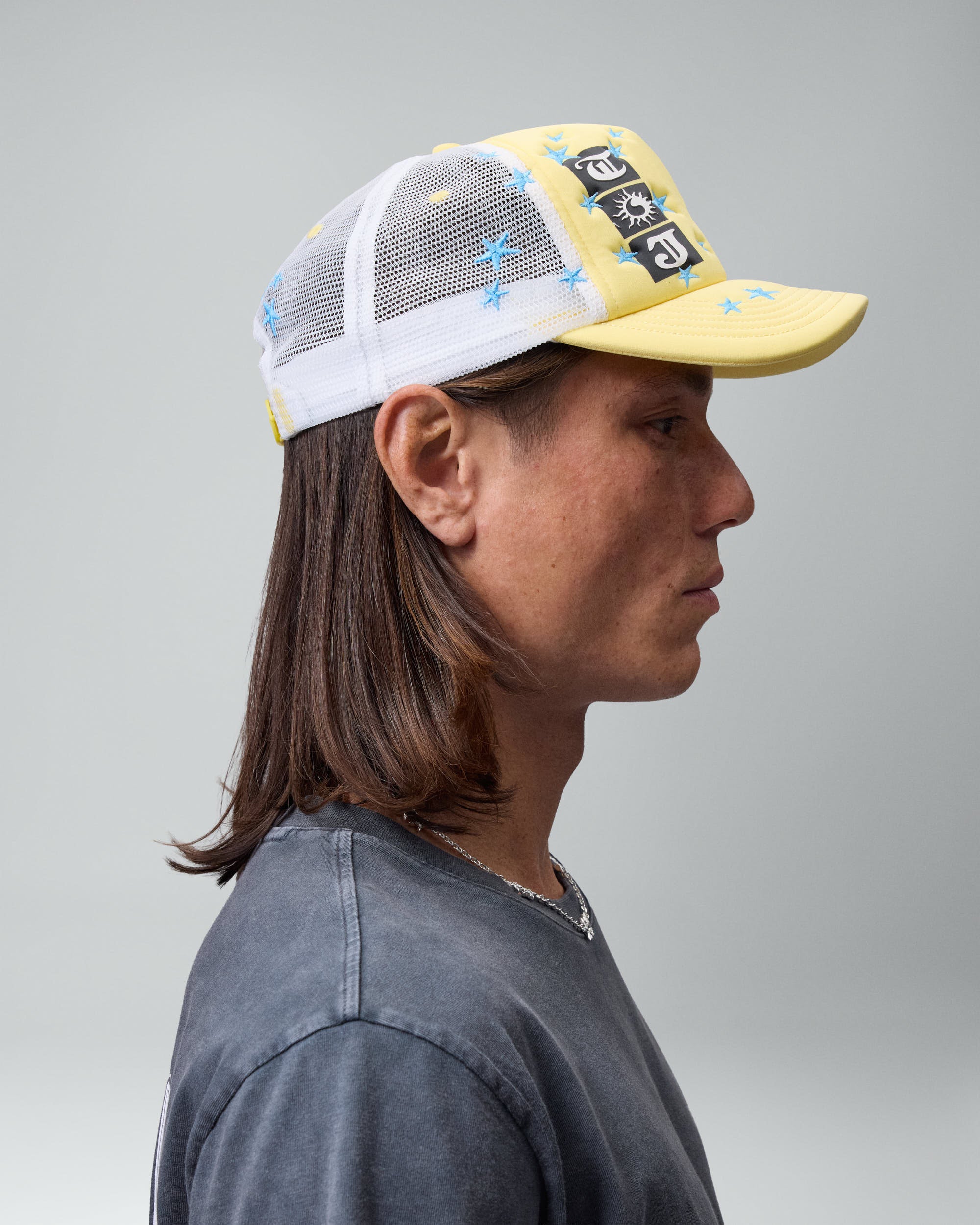 Souvenir Yellow Trucker Cap