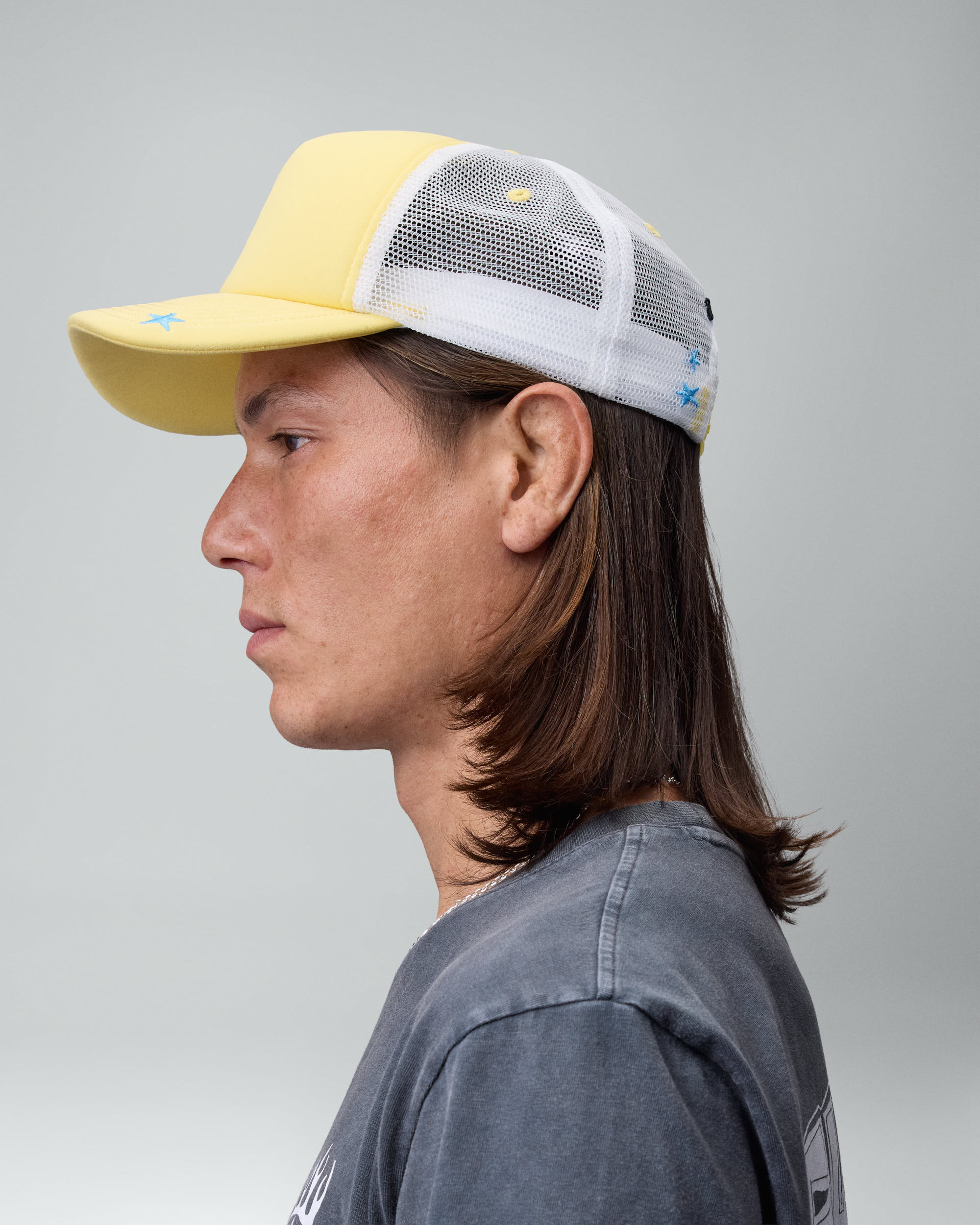 Souvenir Yellow Trucker Cap
