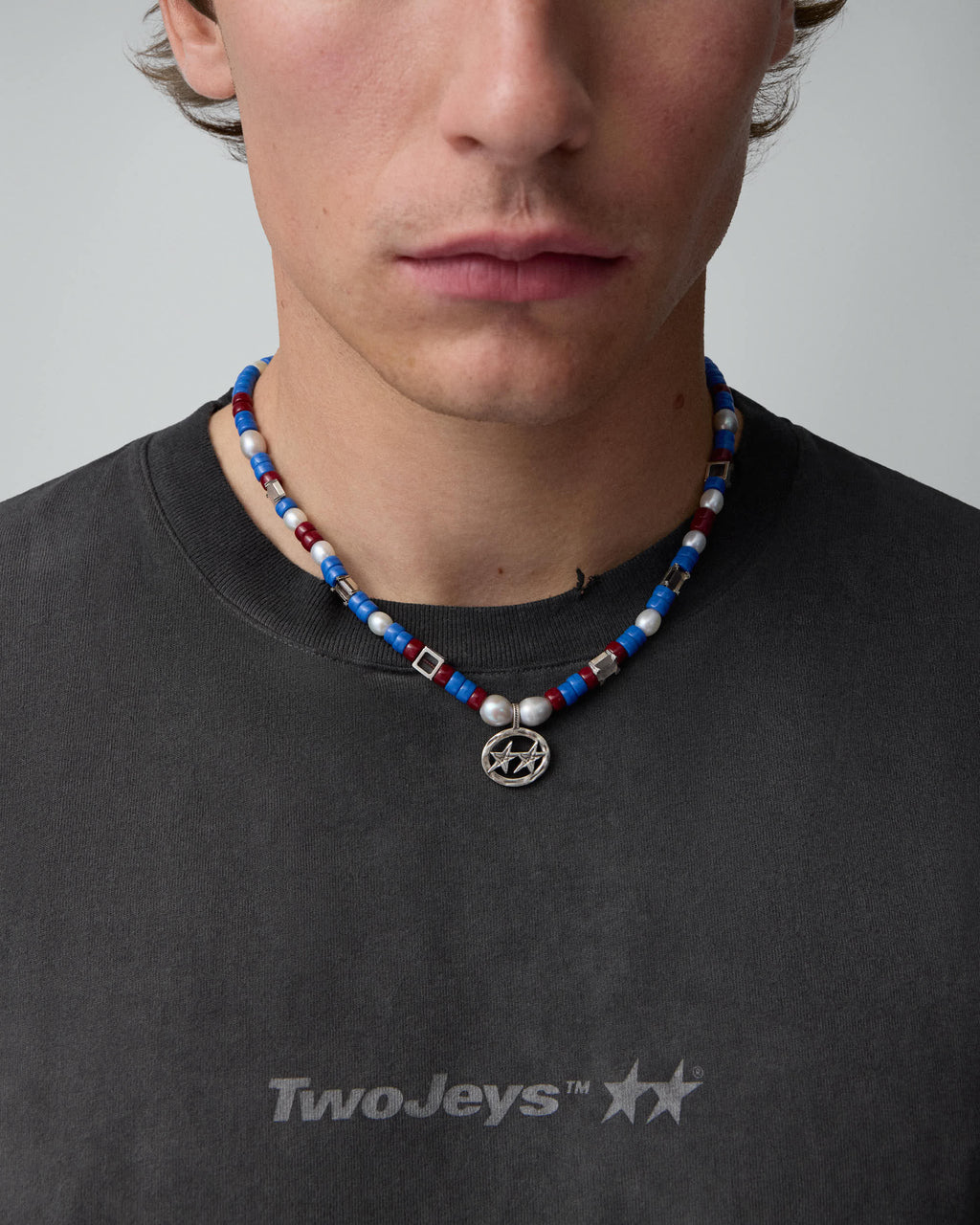 Mediterranean Beaded Superstar Necklace