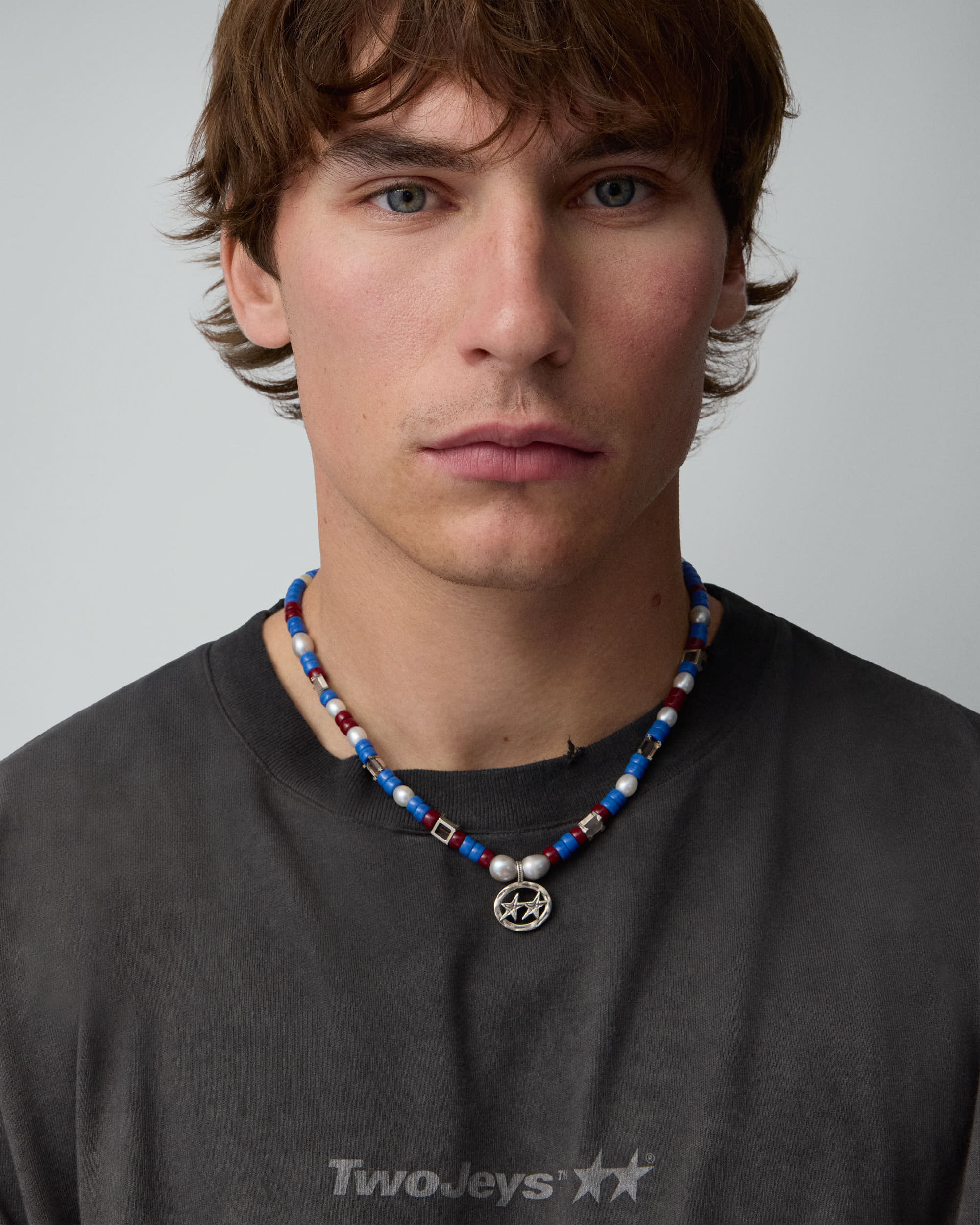 Mediterranean Beaded Superstar Necklace