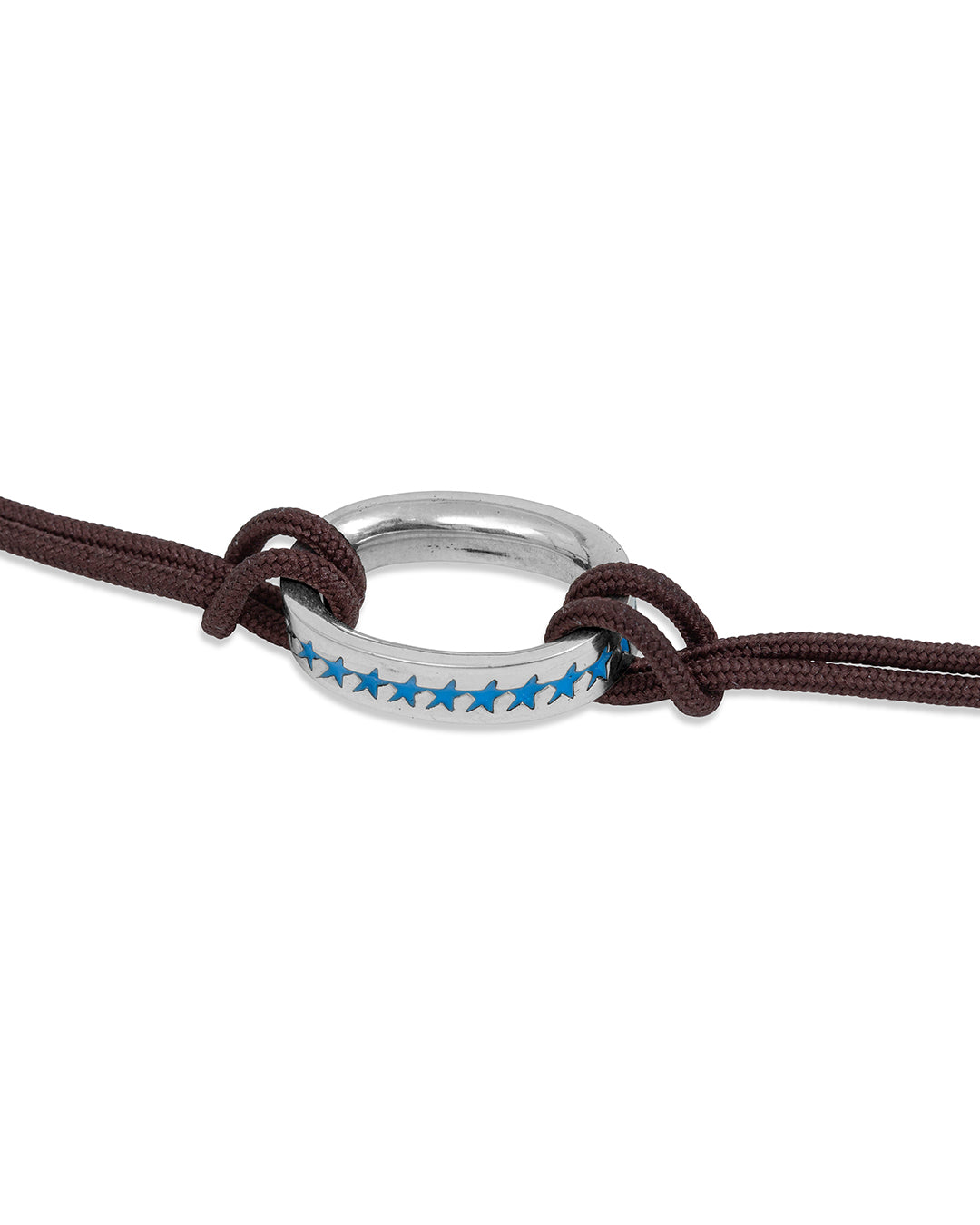 Blue Knotted Link Bracelet M