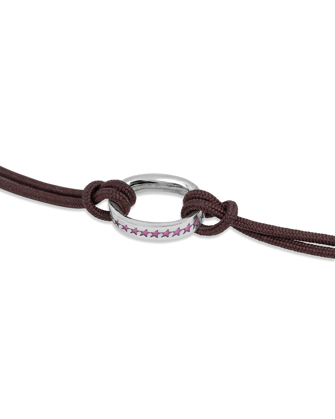 Pink Knotted Link Bracelet S
